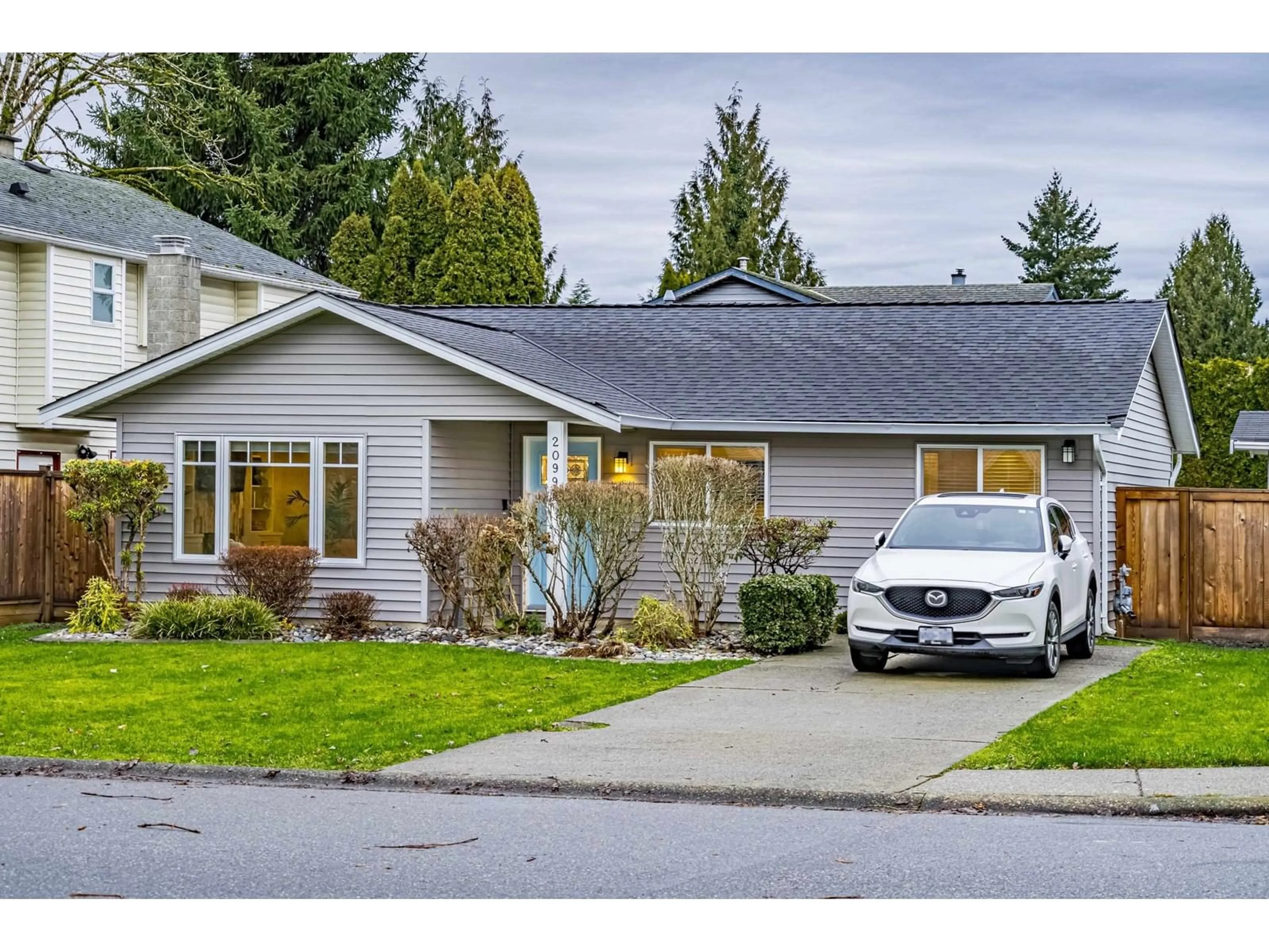 Home with vinyl exterior material, street for 20995 92 AVENUE, Langley British Columbia V1M2B4