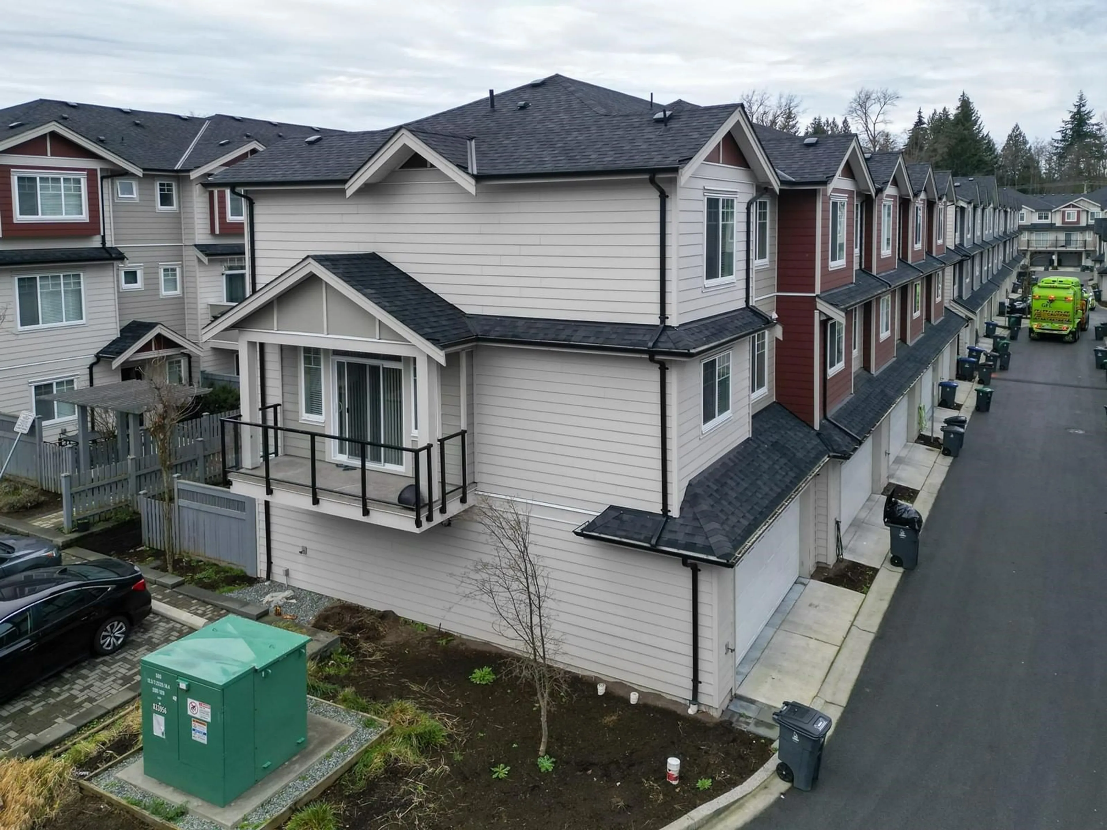 A pic from outside/outdoor area/front of a property/back of a property/a pic from drone, street for 40 13898 64 AVENUE, Surrey British Columbia V3W1L6