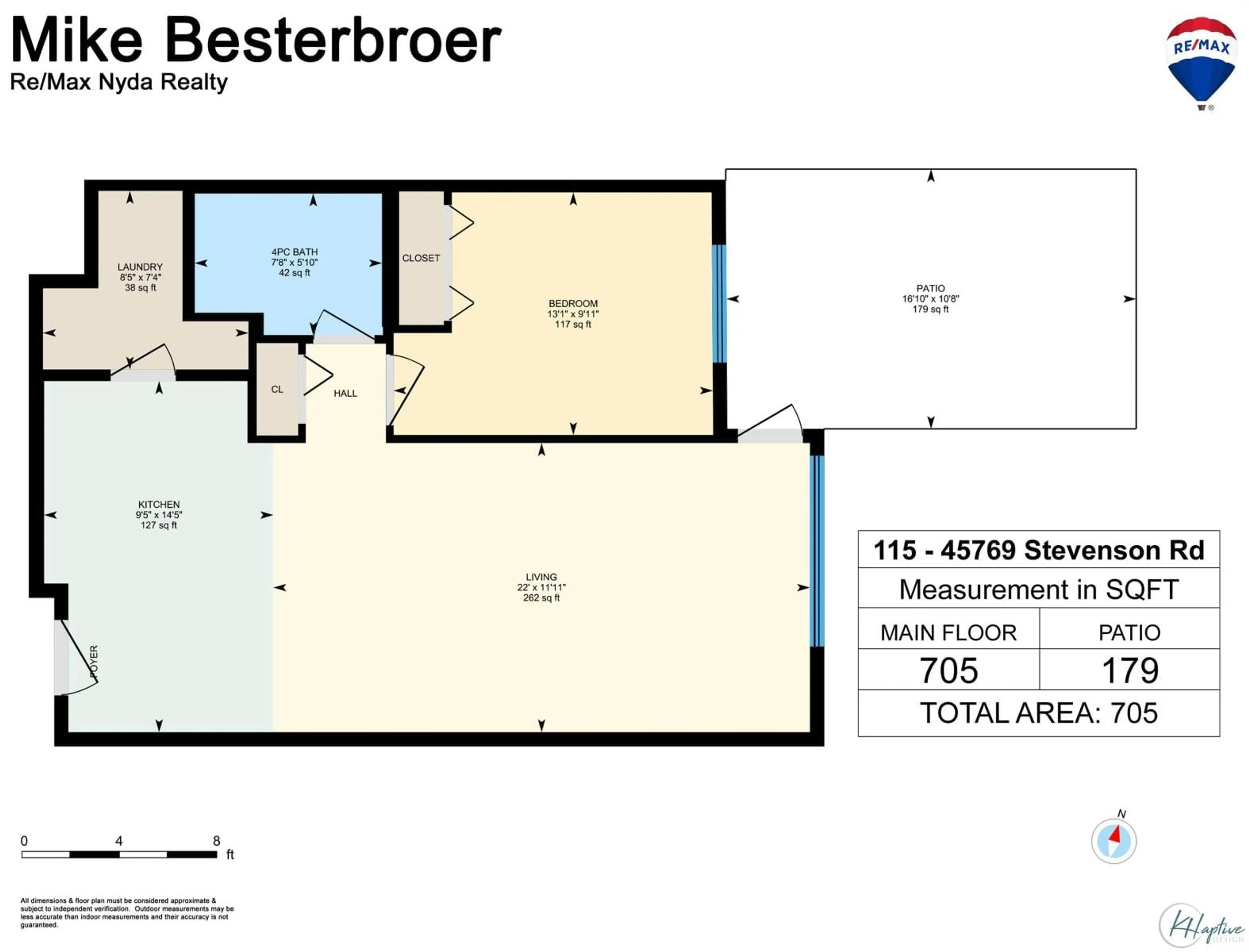 Floor plan for 115 - 45769 STEVENSON ROAD, Chilliwack British Columbia V2R5Z2
