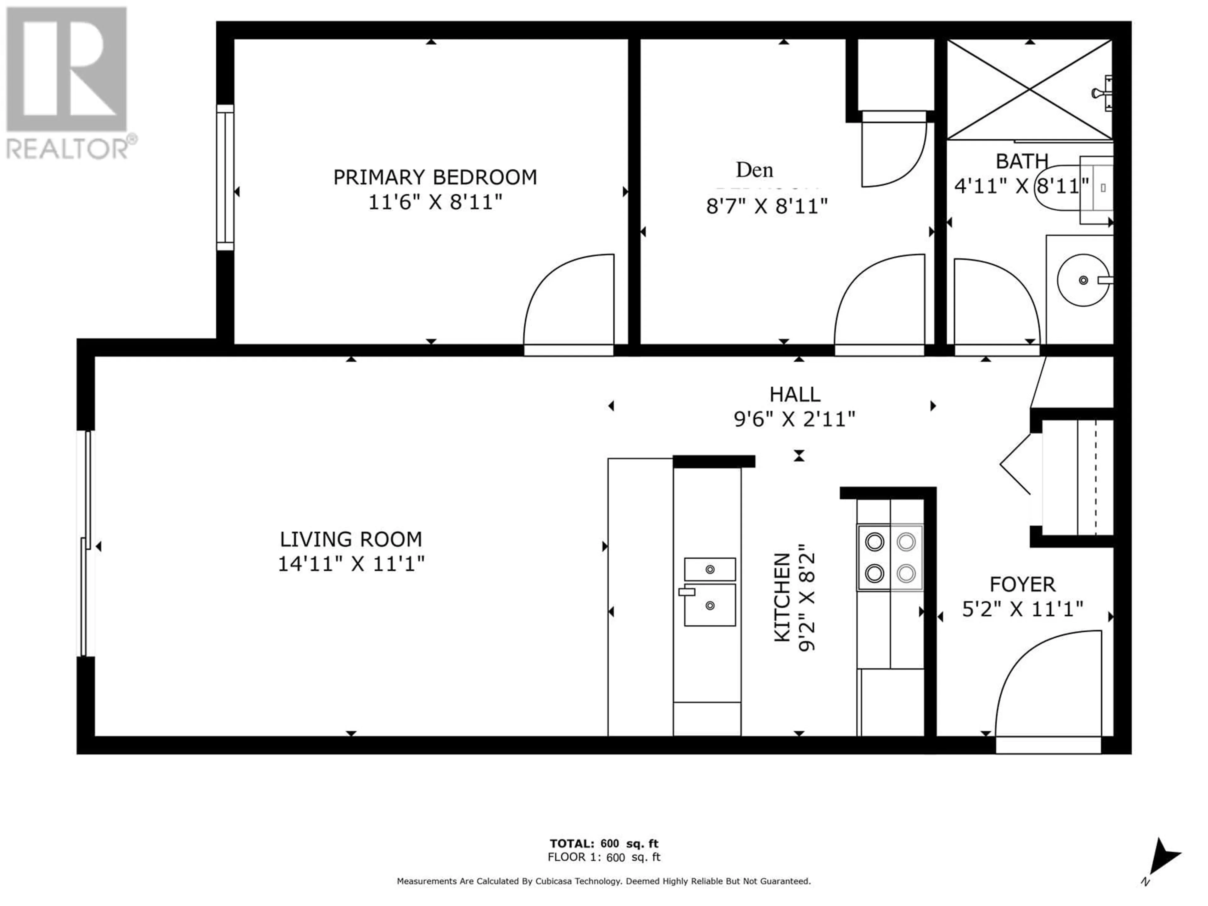 Floor plan for 203 2007 NORDIC PLACE, Whistler British Columbia V8E0N9