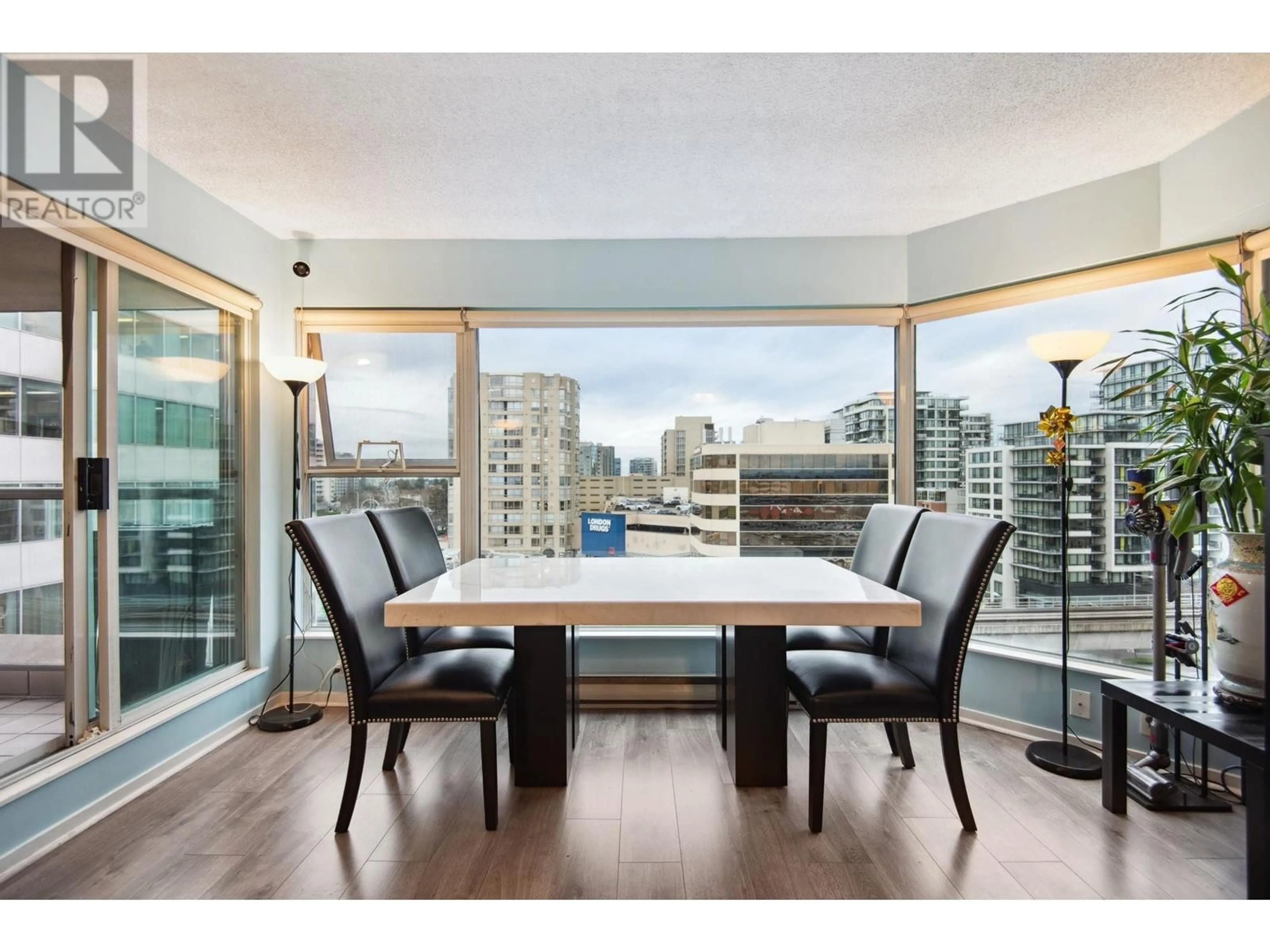 Dining room, wood/laminate floor for 401 8081 WESTMINSTER HIGHWAY, Richmond British Columbia V6X1A7