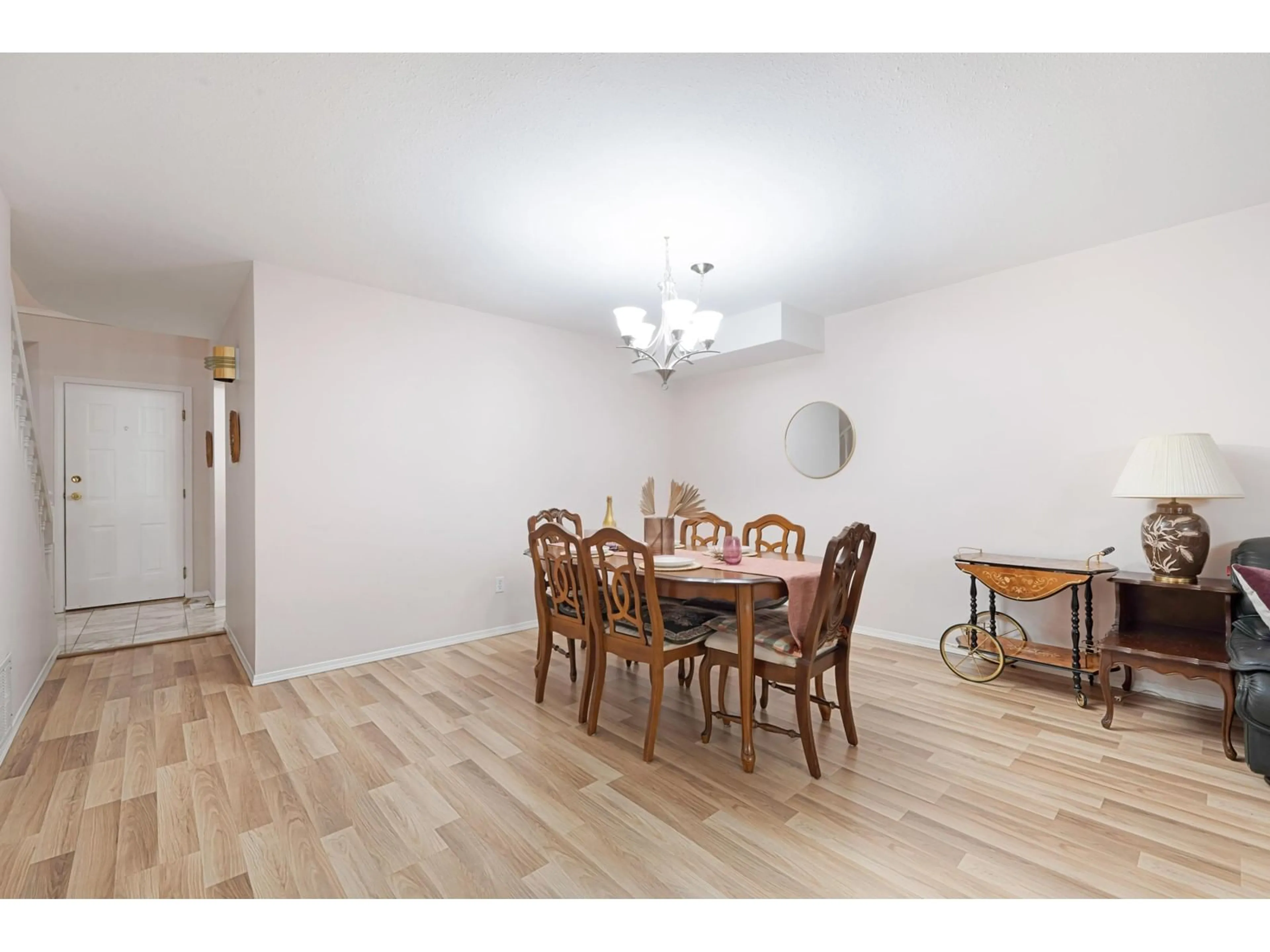 Dining room, wood/laminate floor for 416 6866 NICHOLSON ROAD, Delta British Columbia V4E3M6