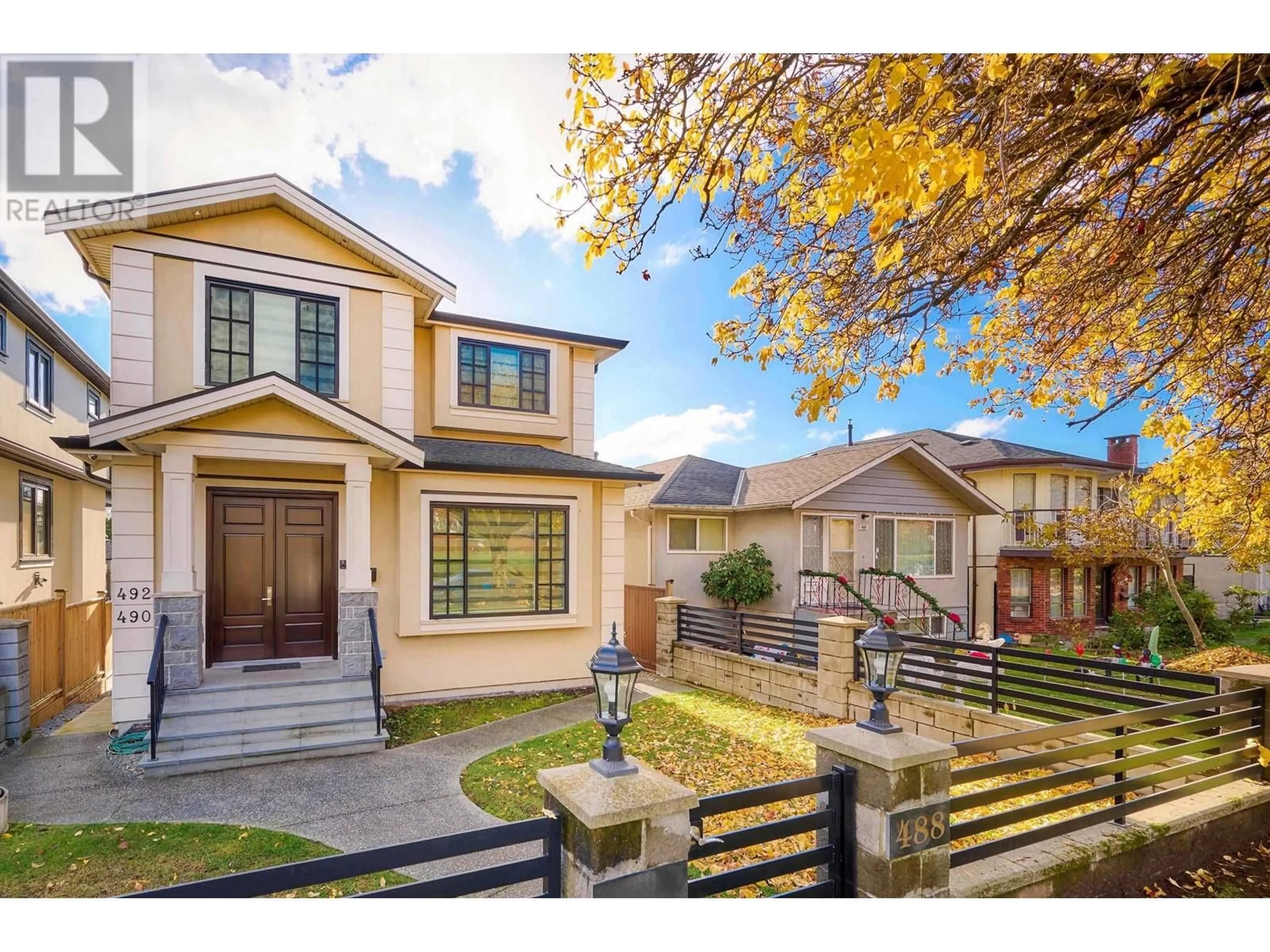 Home with brick exterior material, street for 488 62ND AVENUE, Vancouver British Columbia V5X2G1
