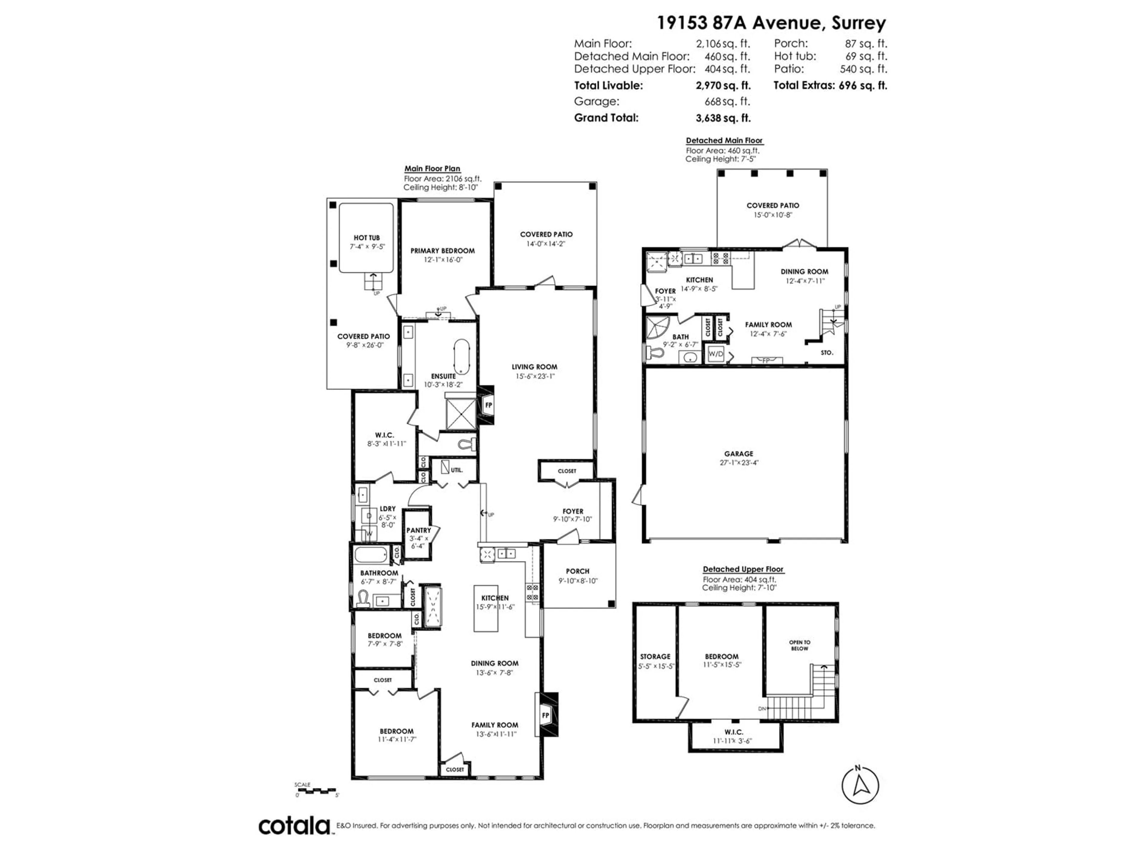 Floor plan for 19153 87A AVENUE, Surrey British Columbia V4N6E4