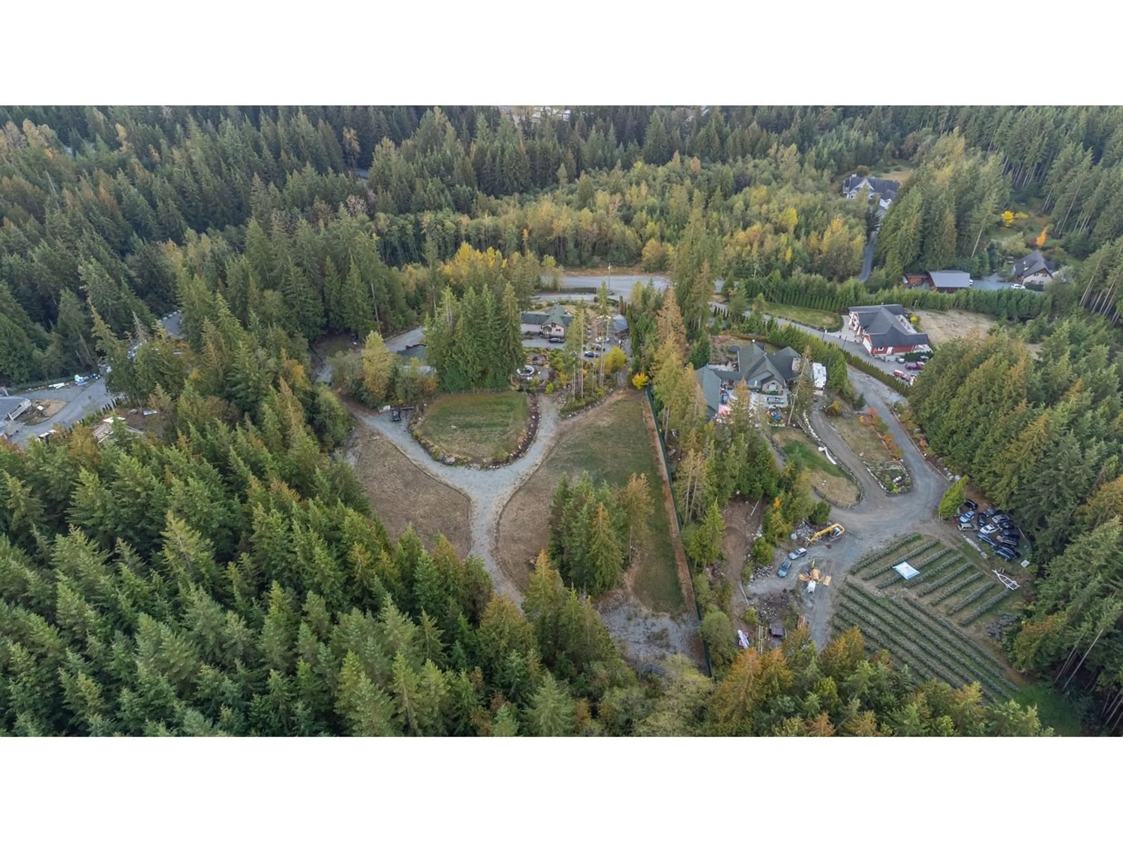 A pic from outside/outdoor area/front of a property/back of a property/a pic from drone, forest/trees view for 12302 CARDINAL, Mission British Columbia V4S1L3