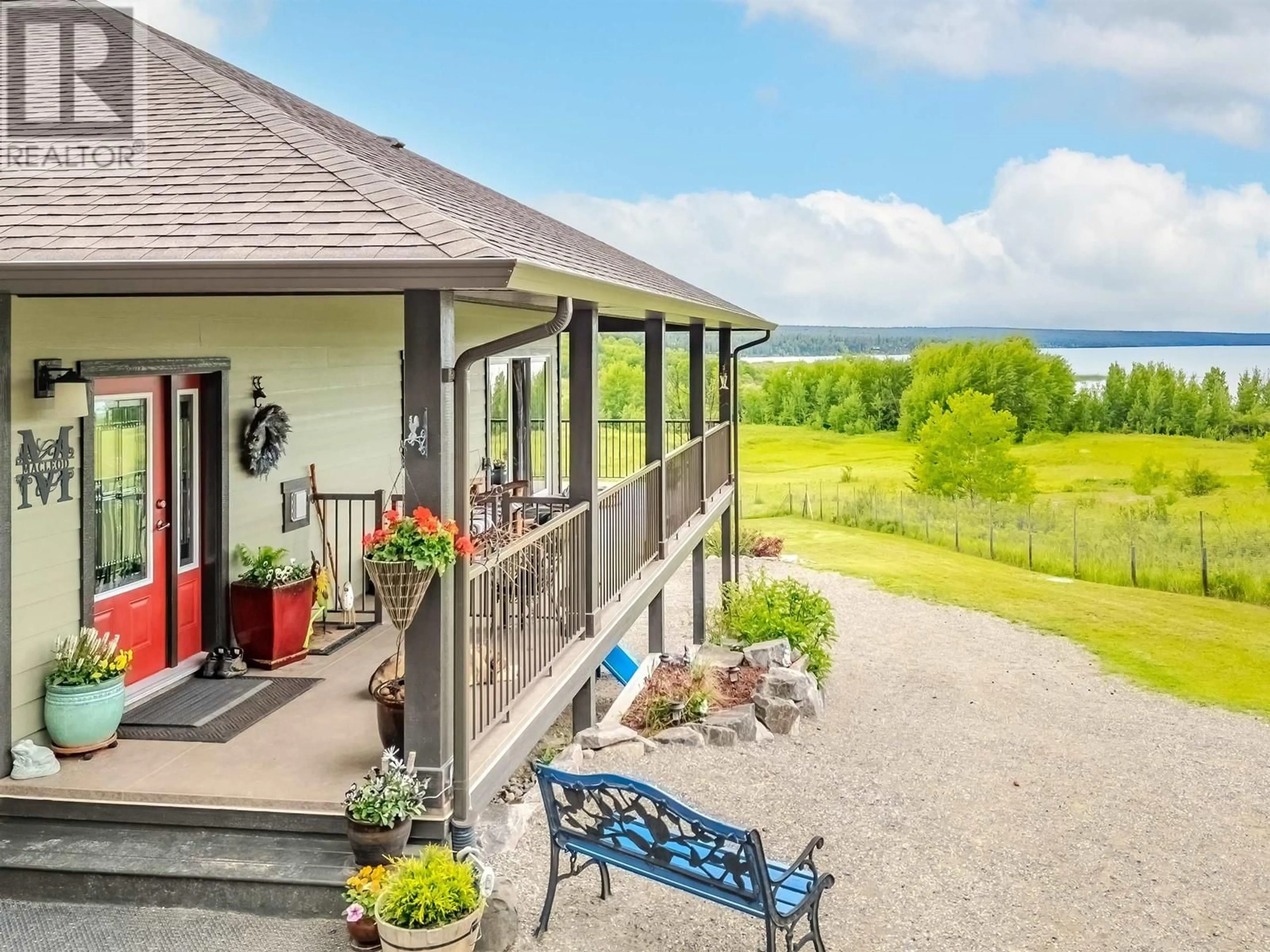 Patio, water/lake/river/ocean view for 4162 LAC LA HACHE STATION ROAD, Lac La Hache British Columbia V0K1T0