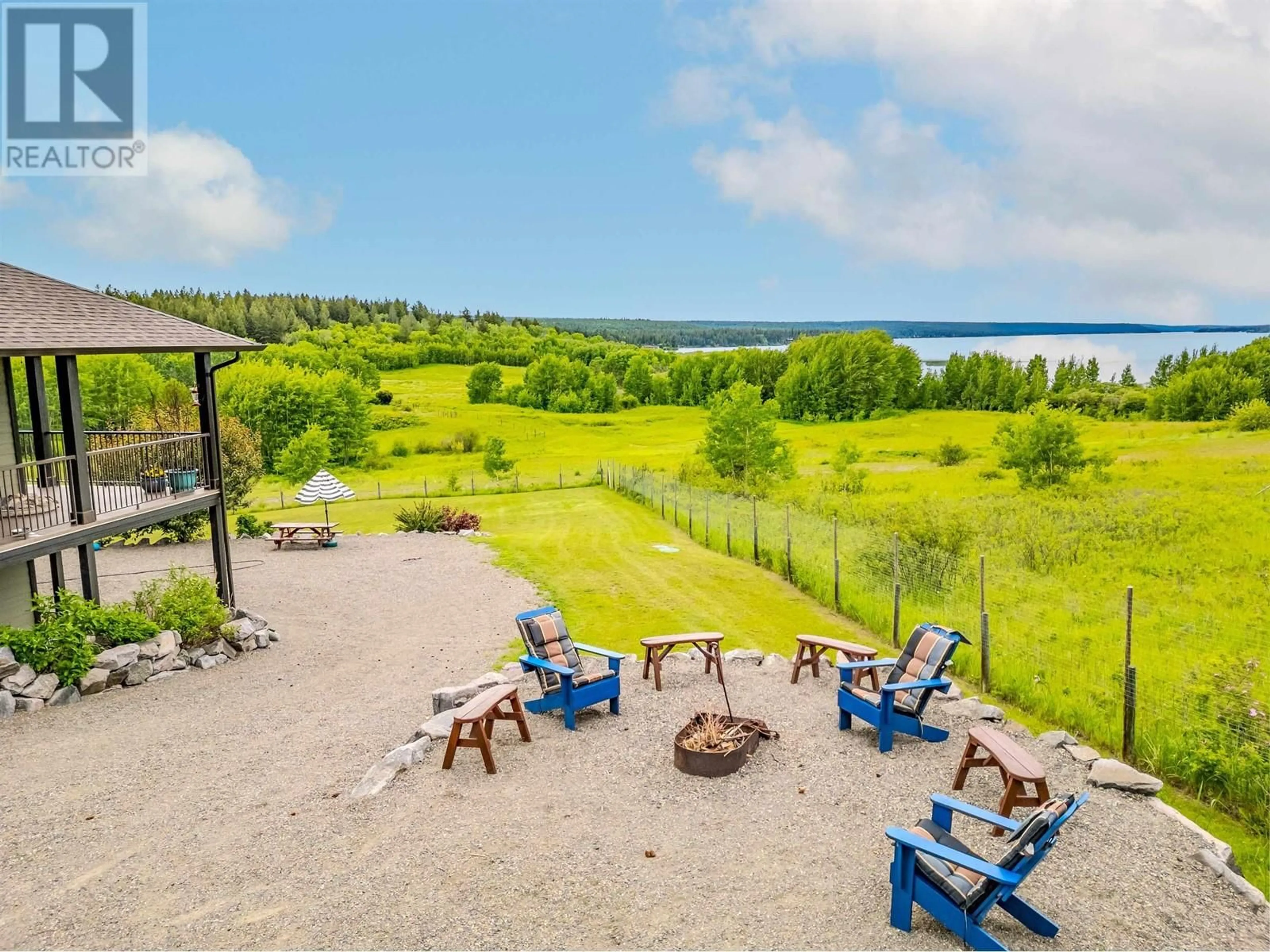 Patio, water/lake/river/ocean view for 4162 LAC LA HACHE STATION ROAD, Lac La Hache British Columbia V0K1T0