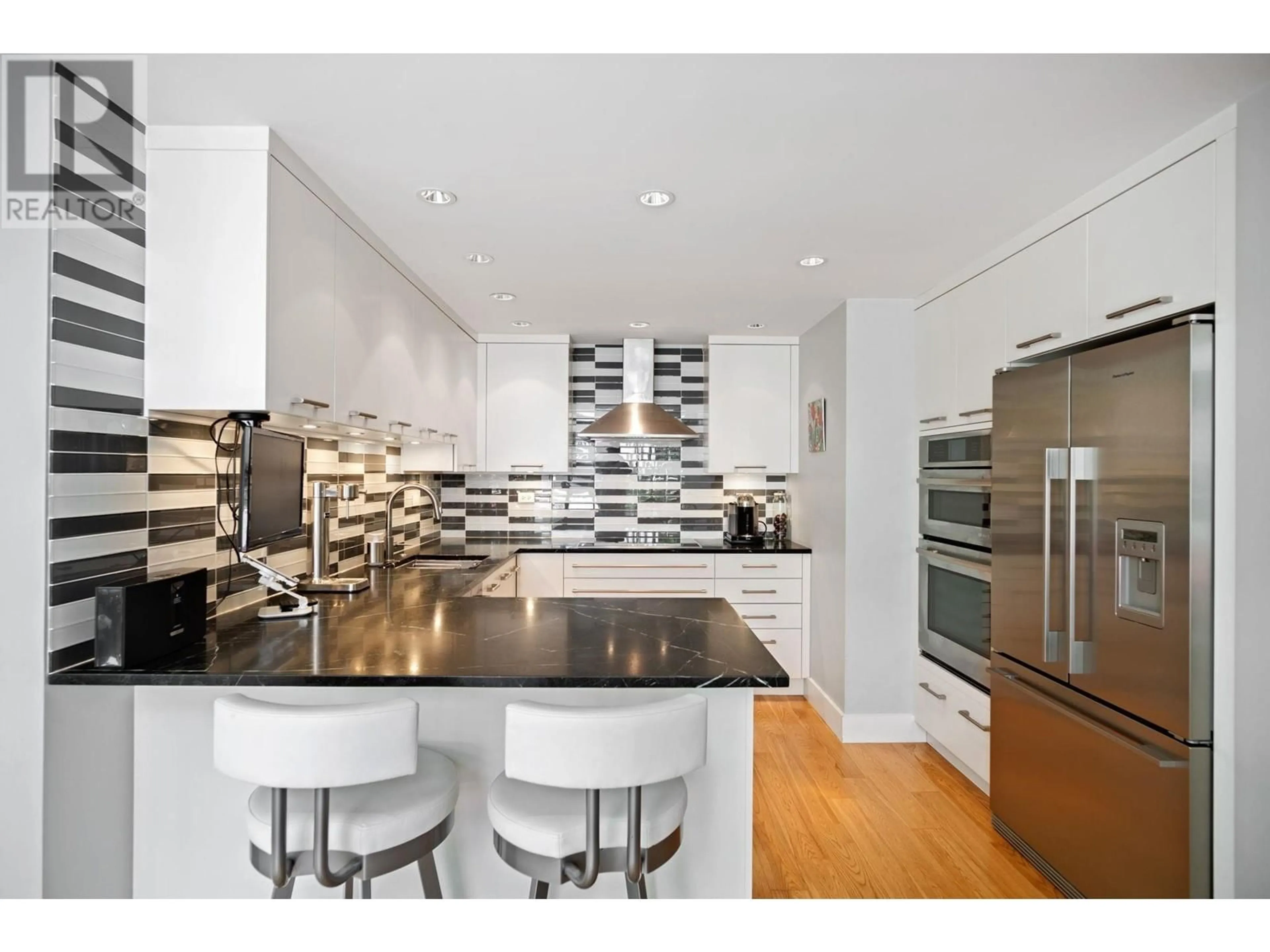 Contemporary kitchen, ceramic/tile floor for 2205 OAK STREET, Vancouver British Columbia V6H3W6