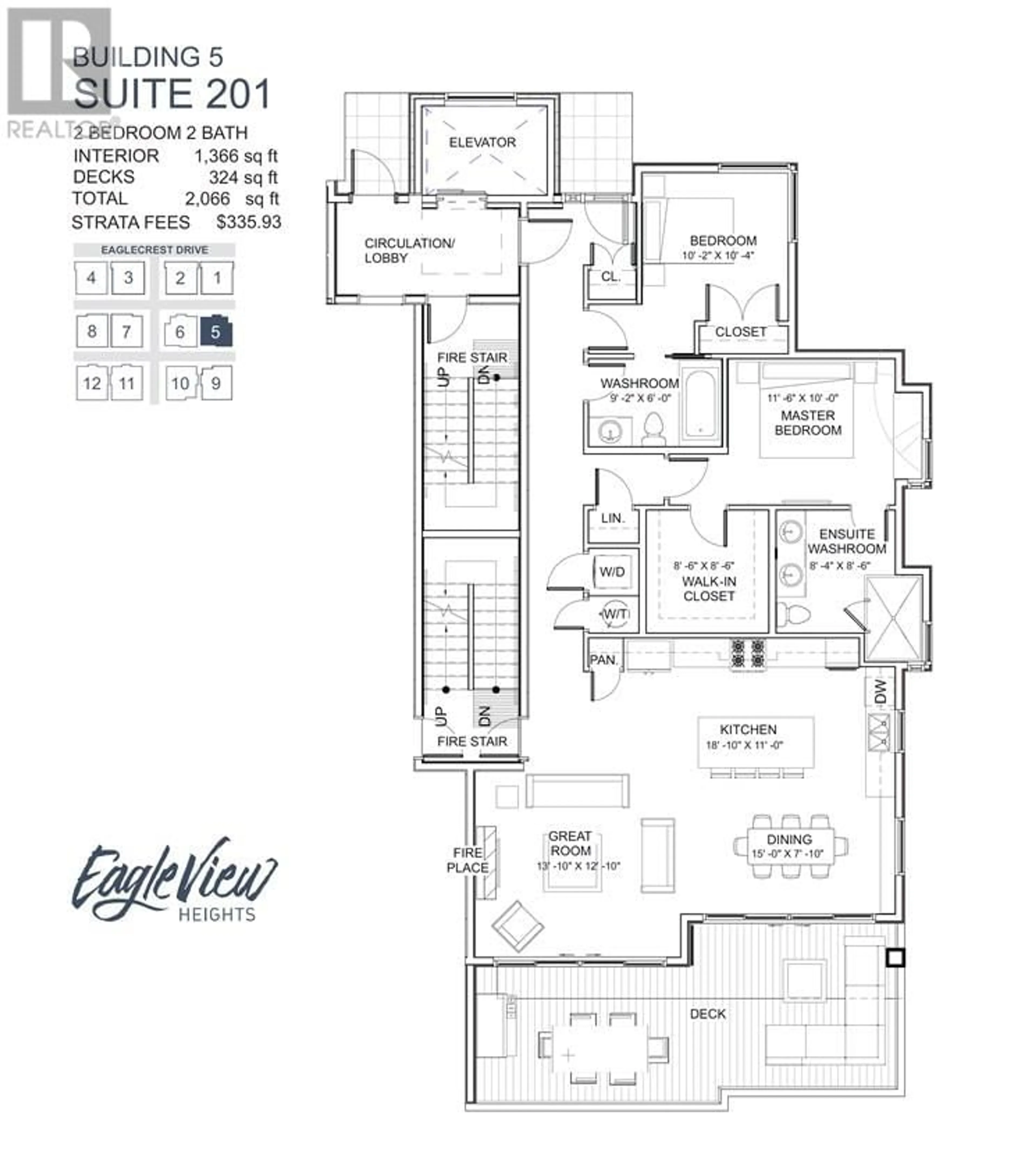 Floor plan for 5201 464 EAGLECREST DRIVE, Gibsons British Columbia V0N1V9