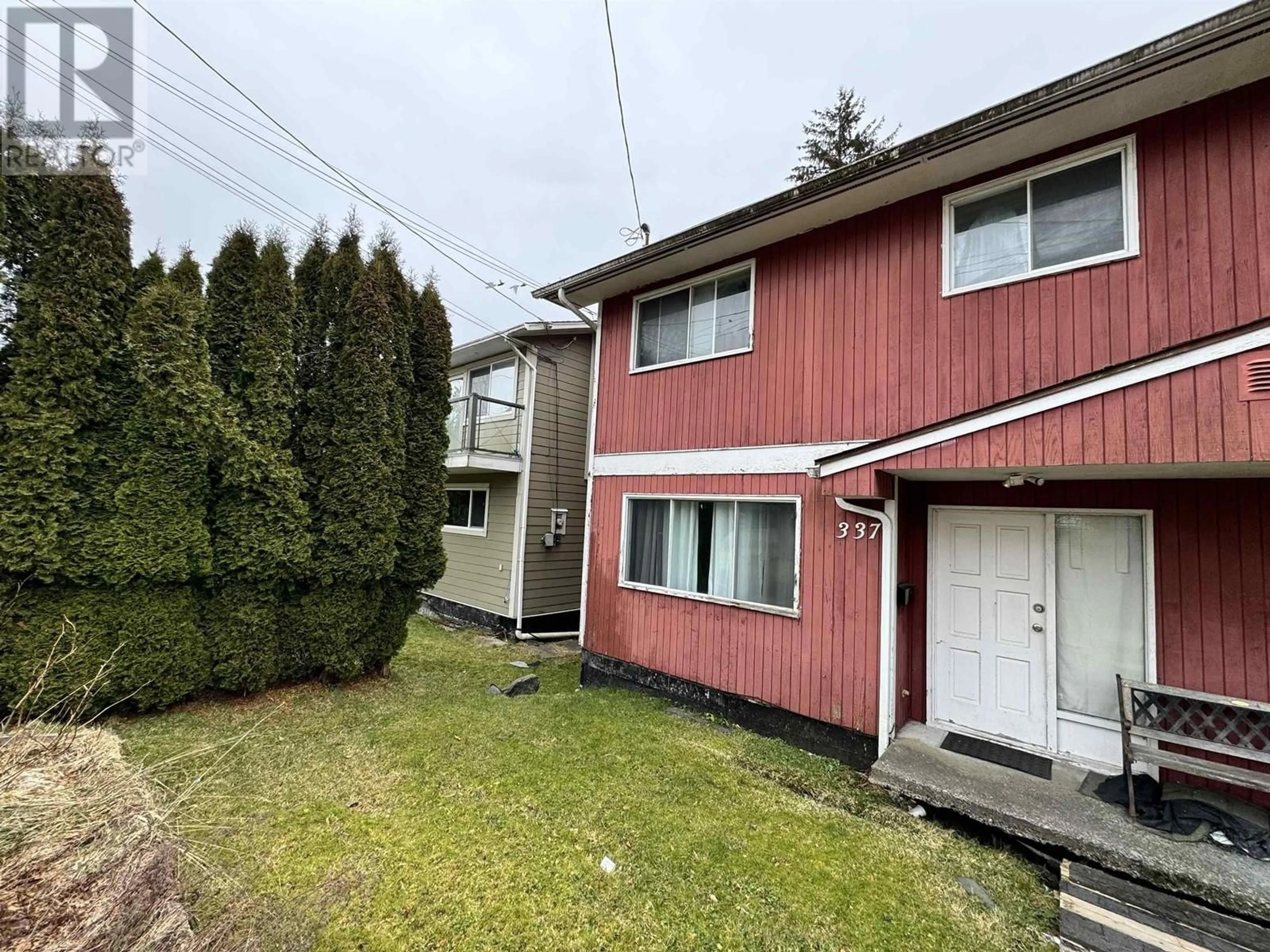 A pic from outside/outdoor area/front of a property/back of a property/a pic from drone, street for 337 W 8TH AVENUE, Prince Rupert British Columbia V8J2P6