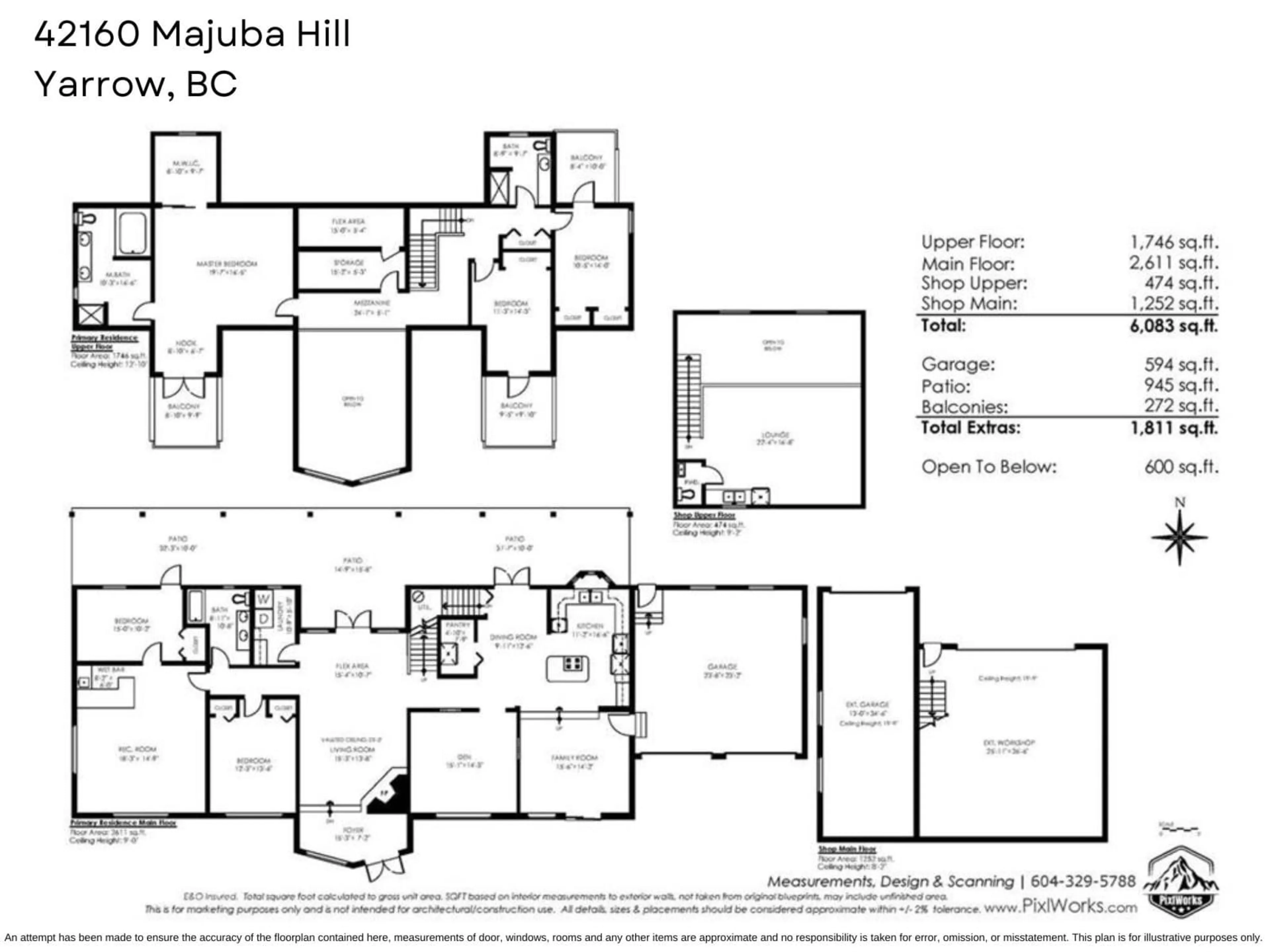 Floor plan for 42160 MAJUBA HILL ROAD|Majuba Hill, Yarrow British Columbia V2R5H2