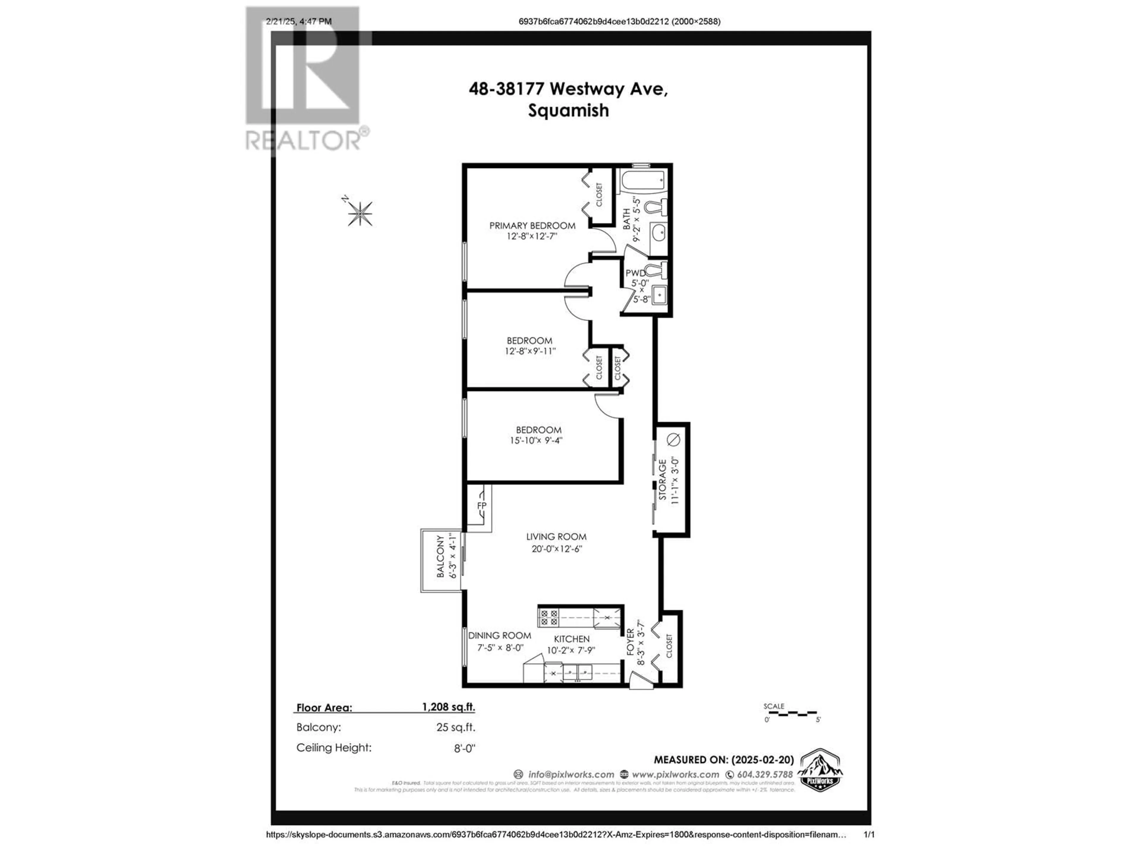 Floor plan for 48 38177 WESTWAY AVENUE, Squamish British Columbia V8B0Y4