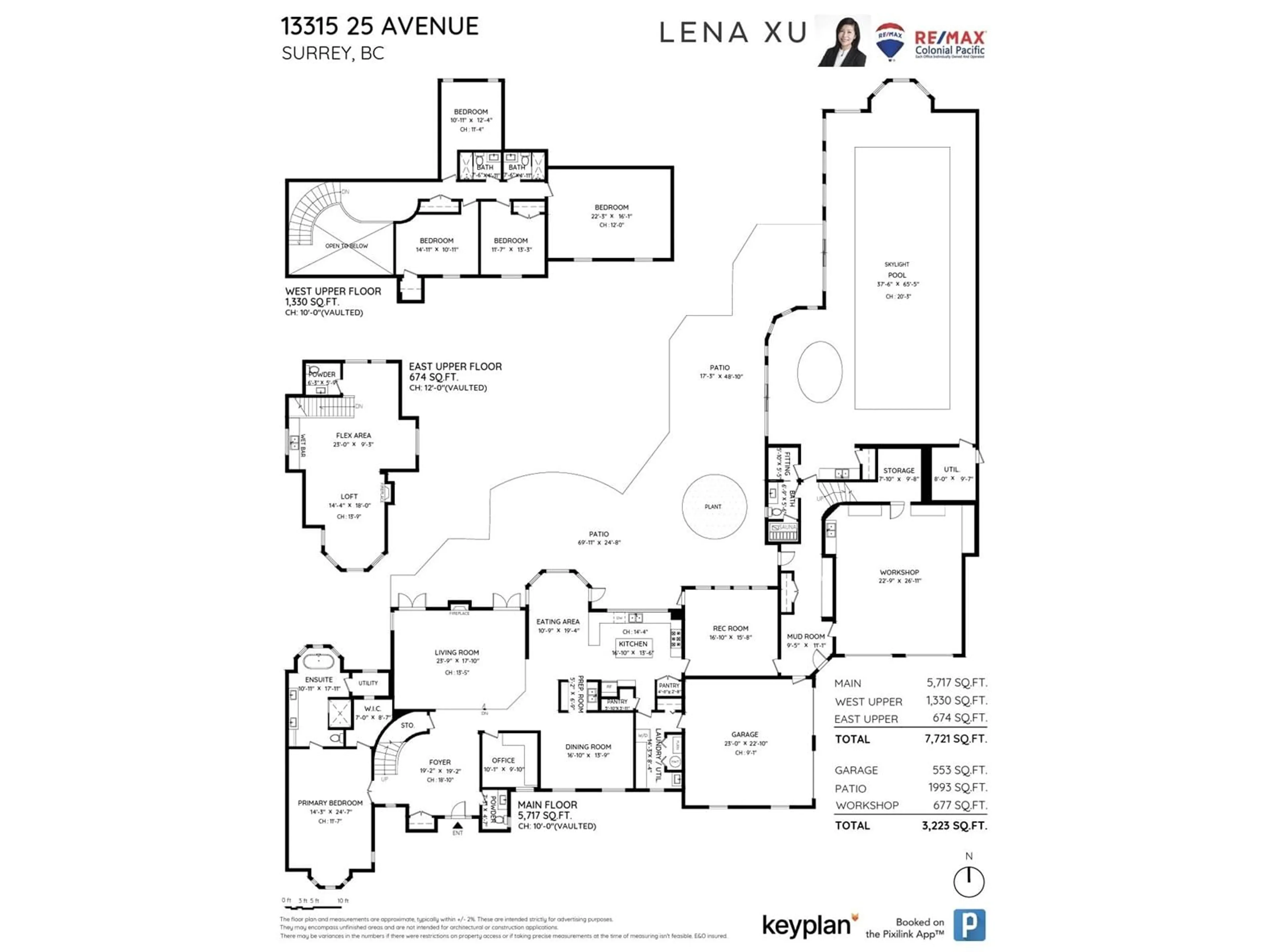 Floor plan for 13315 25, Surrey British Columbia V4P1Y6