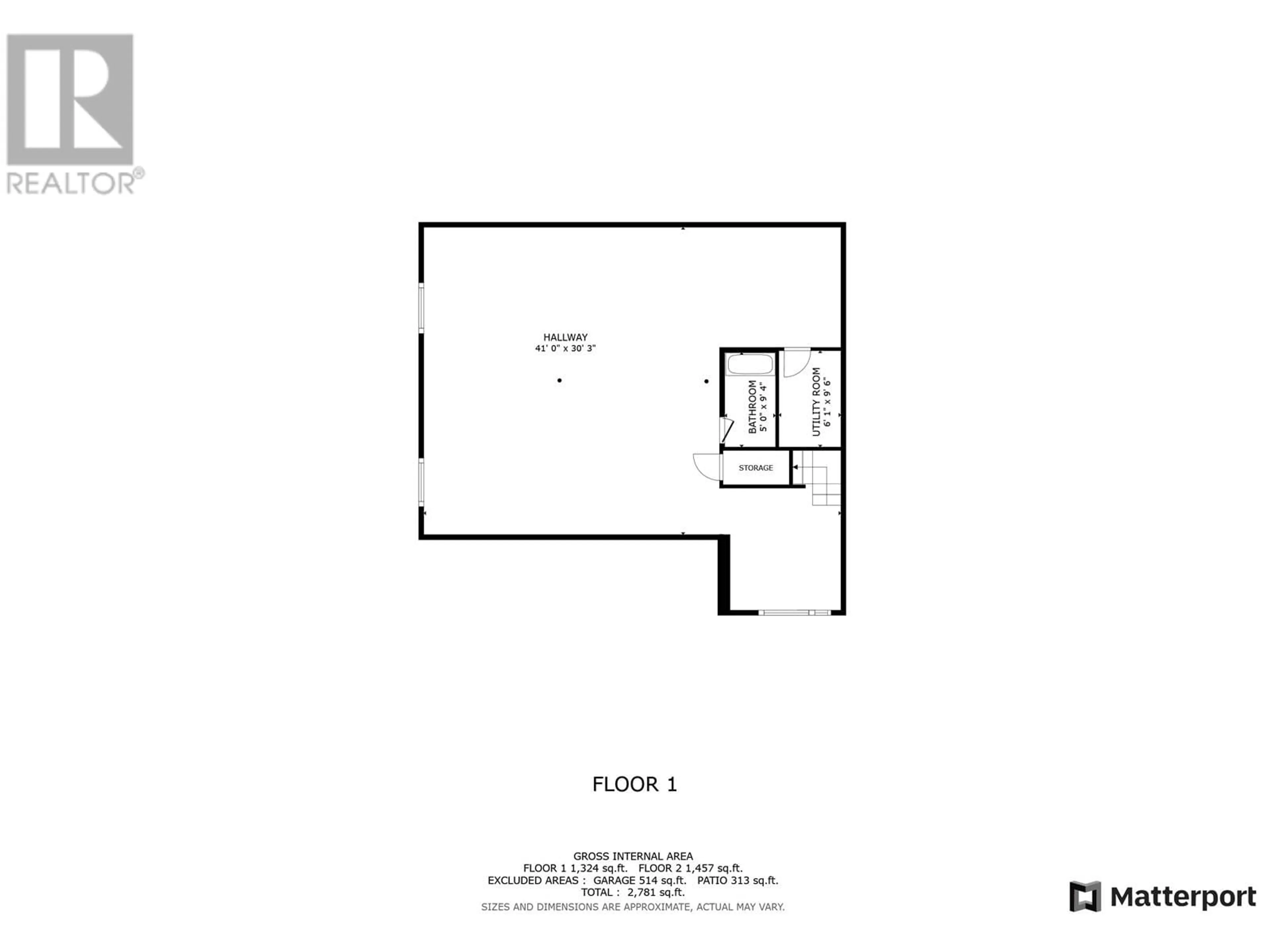 Floor plan for 11204 112 AVENUE, Fort St. John British Columbia V1J0R5