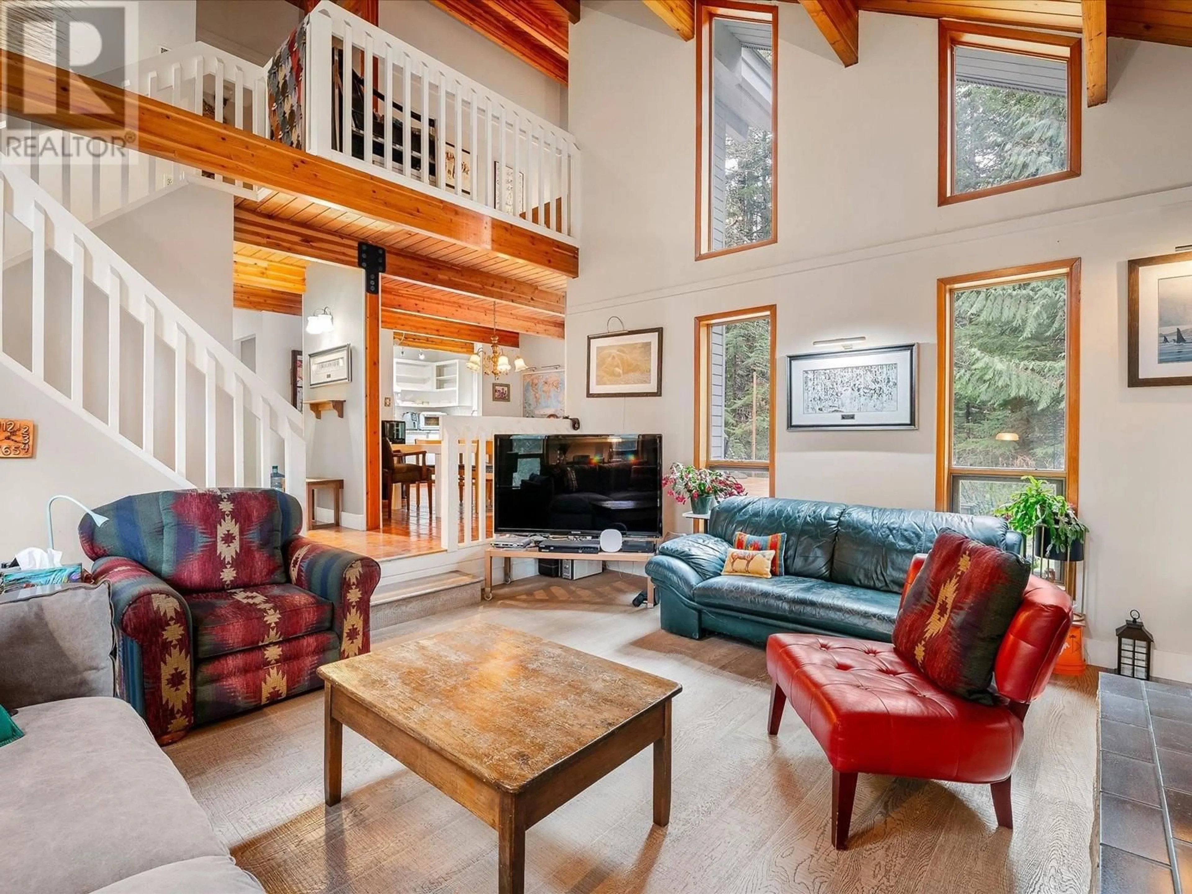 Living room with furniture, wood/laminate floor for 72 BLACK TUSK DRIVE, Whistler British Columbia V8E0A1