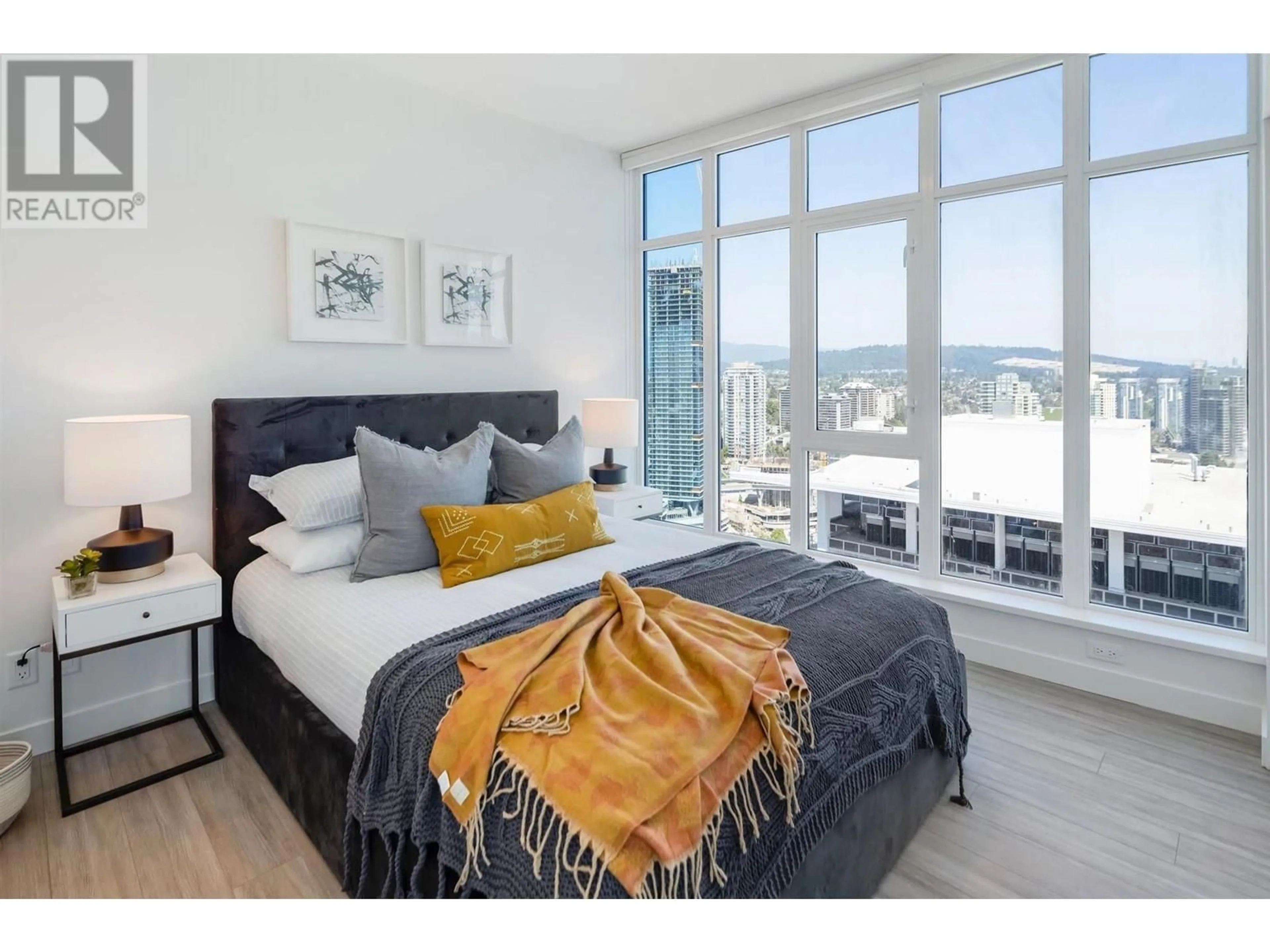 Bedroom with bed, unknown for 2807 - 2311 BETA AVENUE, Burnaby British Columbia V5C0M1