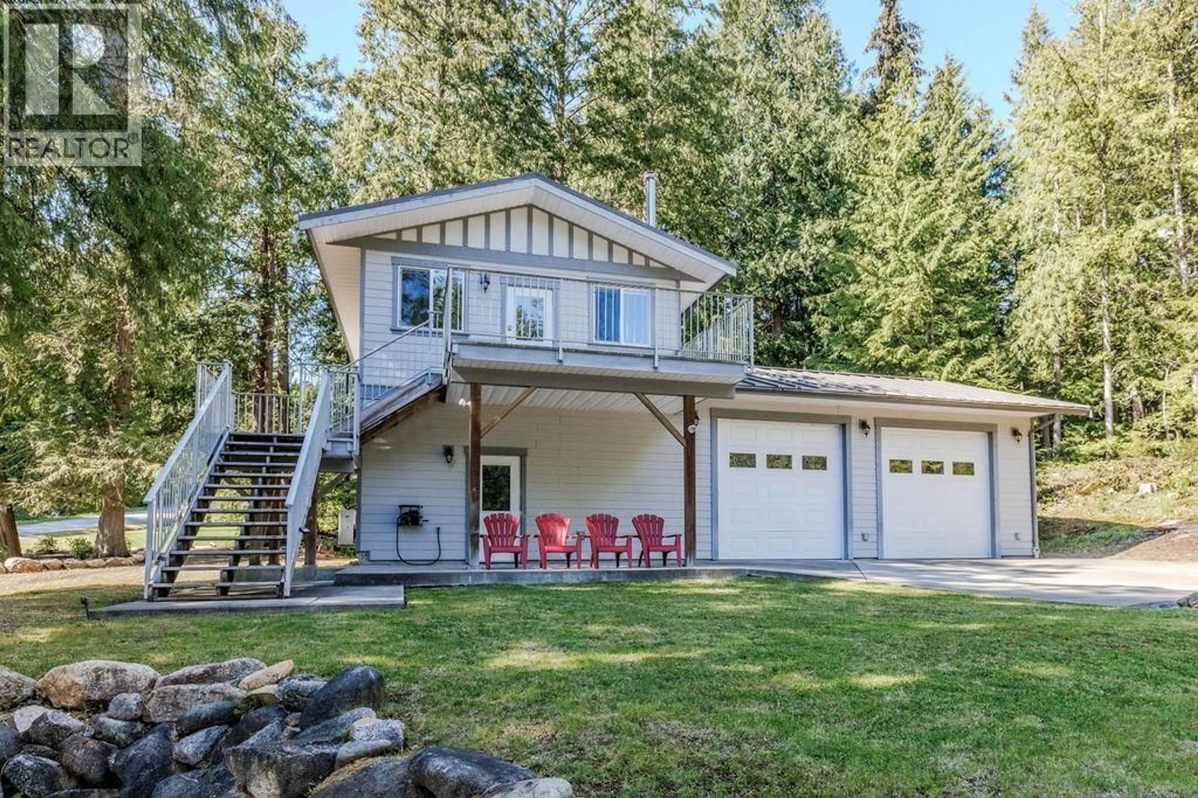 A pic from outside/outdoor area/front of a property/back of a property/a pic from drone, forest/trees view for 1356 ROBERTS CREEK ROAD, Roberts Creek British Columbia V0N2W1
