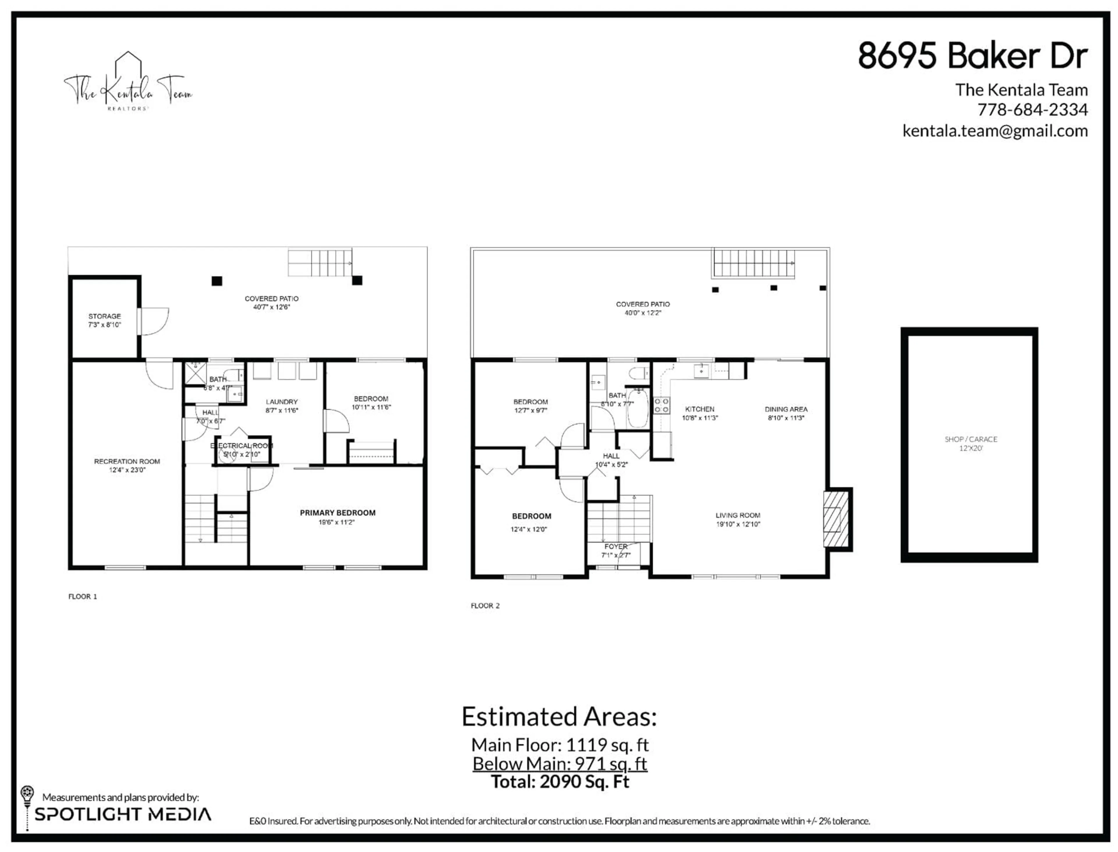 Floor plan for 8695 BAKER DRIVE|Chilliwack Proper South, Chilliwack British Columbia V2P7A3