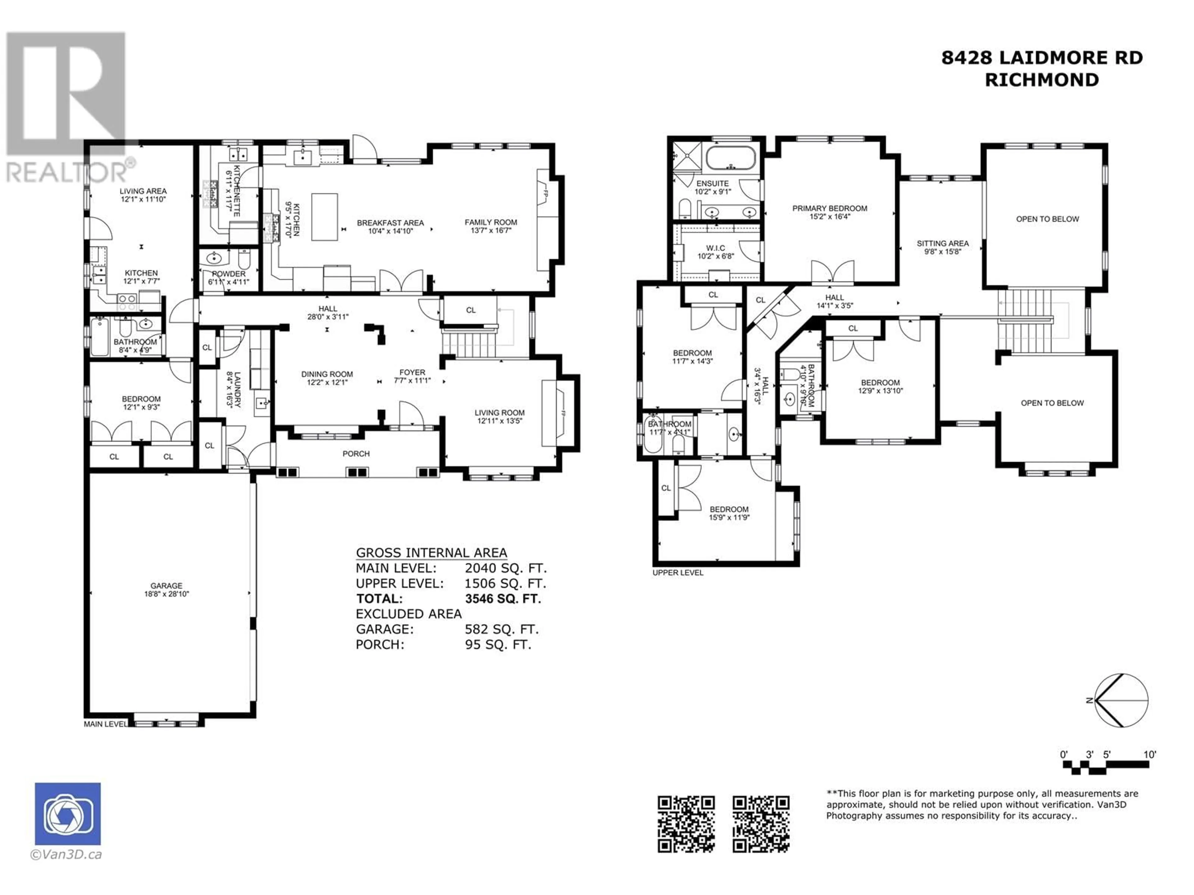 Floor plan for 8428 LAIDMORE ROAD, Richmond British Columbia V7C2B5