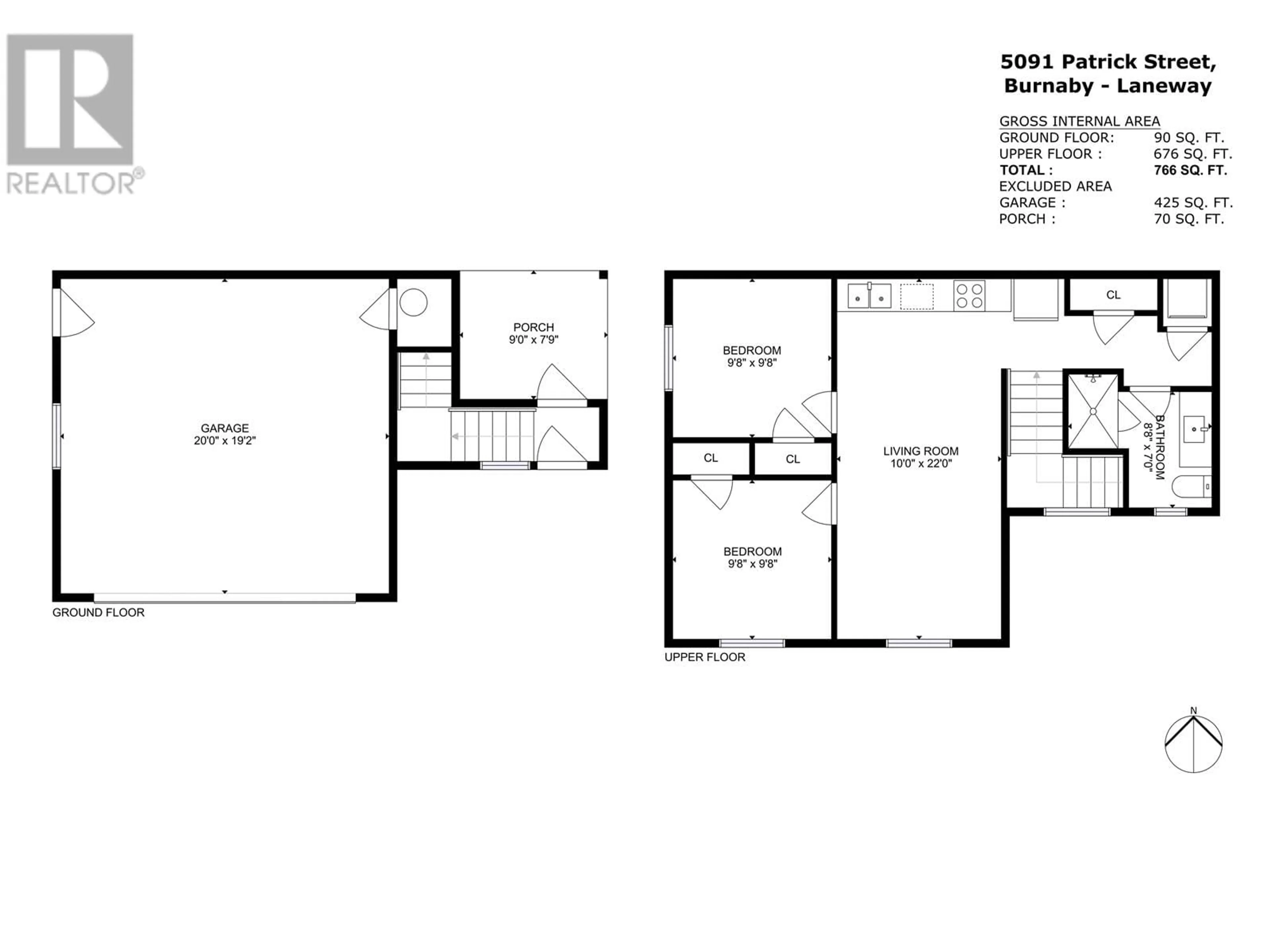 Floor plan for 5091 PATRICK STREET, Burnaby British Columbia V5J3A7