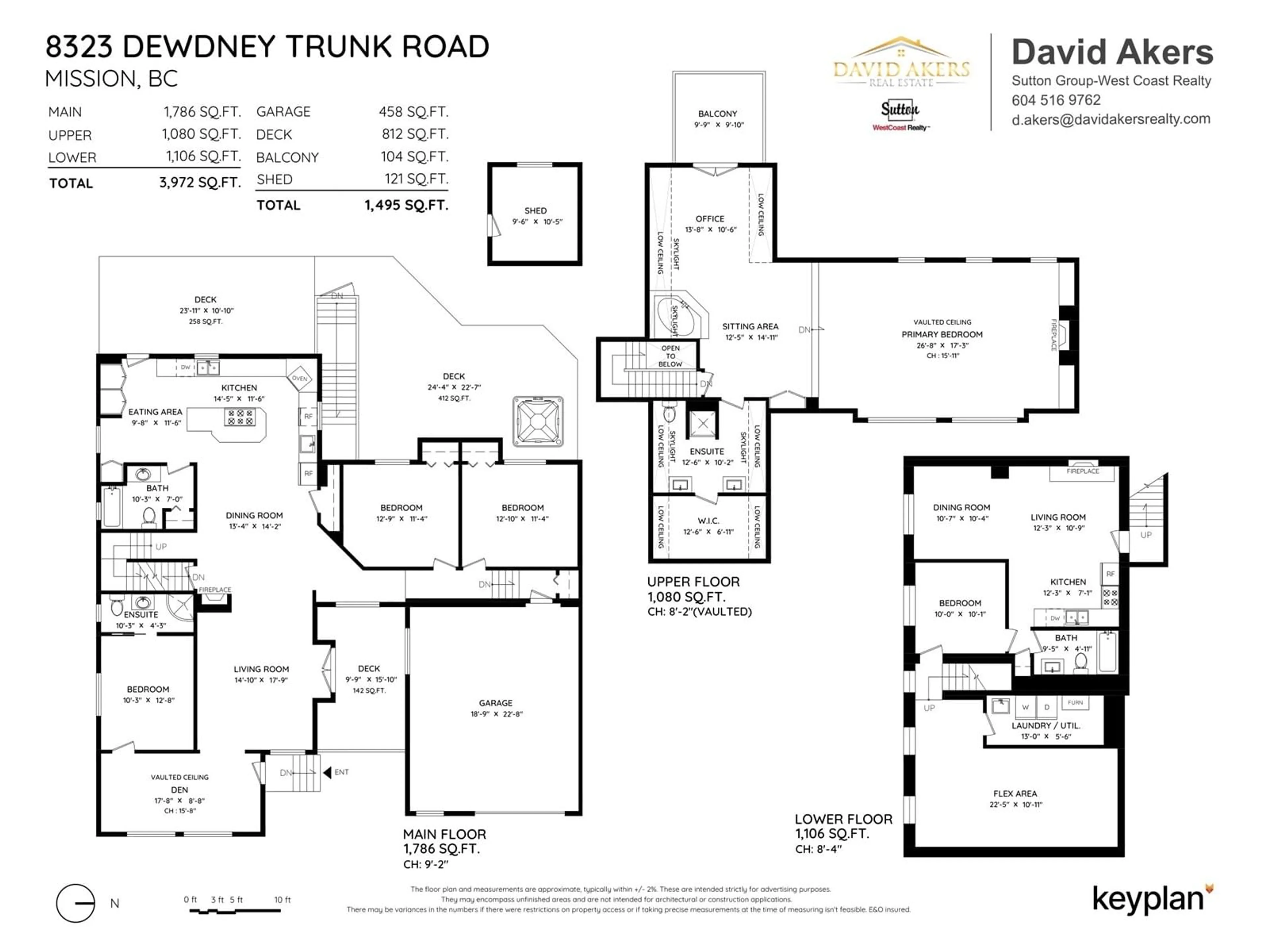 Floor plan for 8323 DEWDNEY TRUNK ROAD, Mission British Columbia V2S6S5