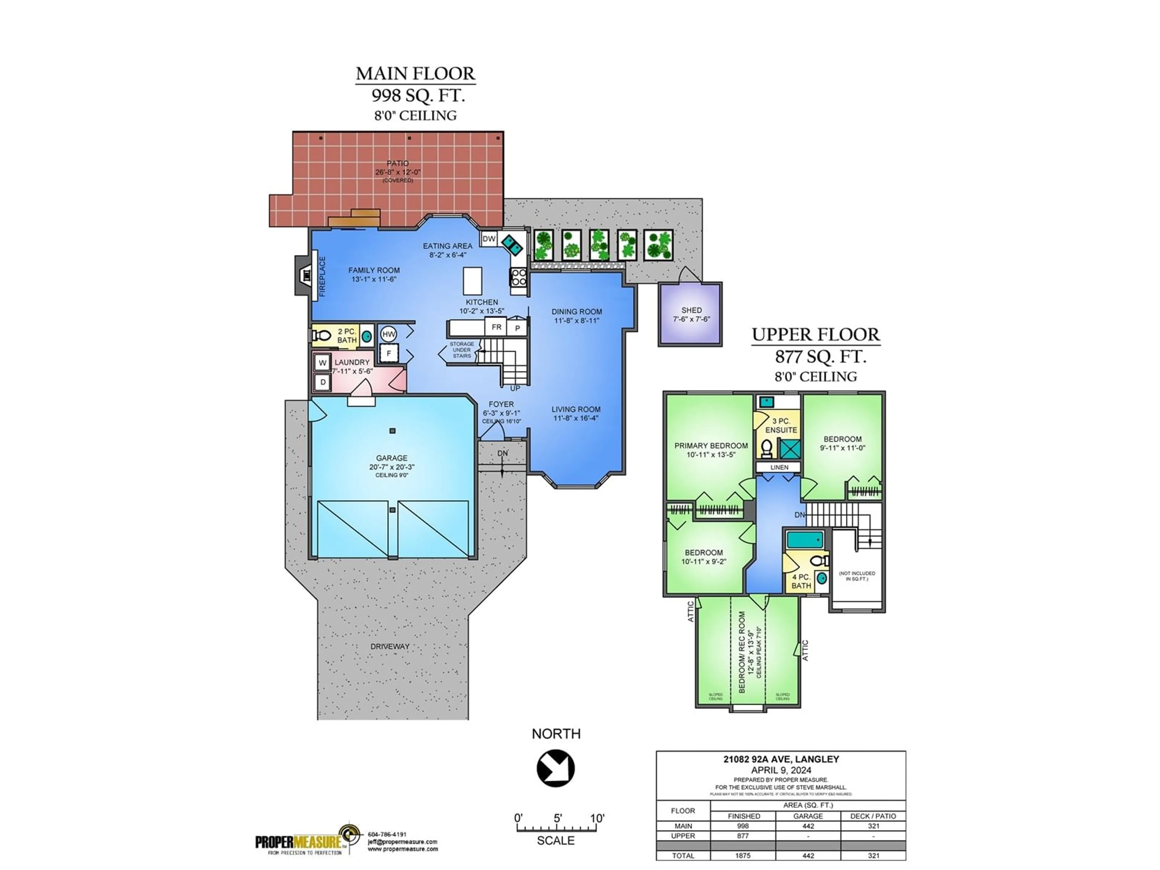 Floor plan for 21082 92A AVENUE, Langley British Columbia V1M2C2