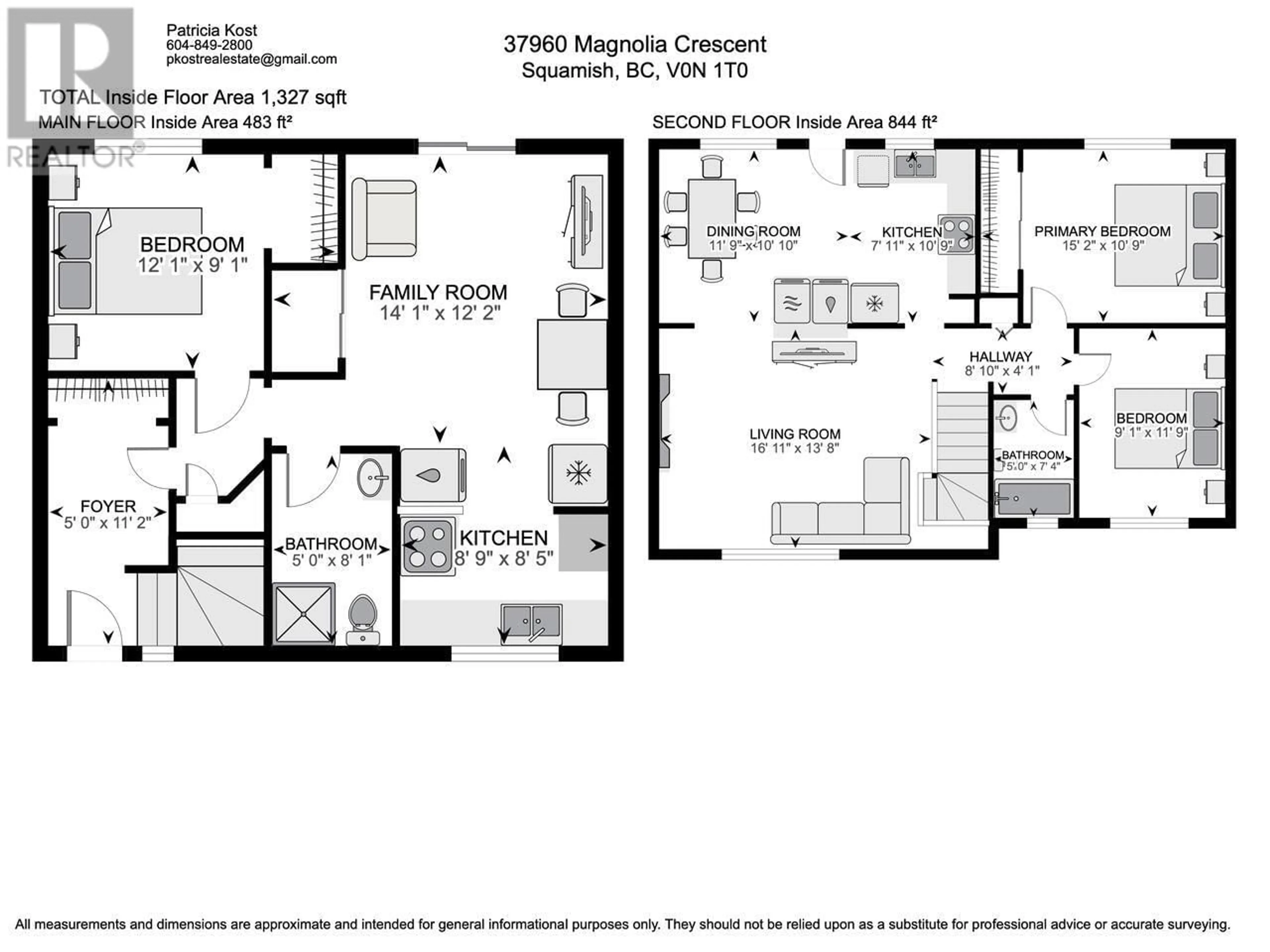 Floor plan for 37960 MAGNOLIA CRESCENT, Squamish British Columbia V0N3G0