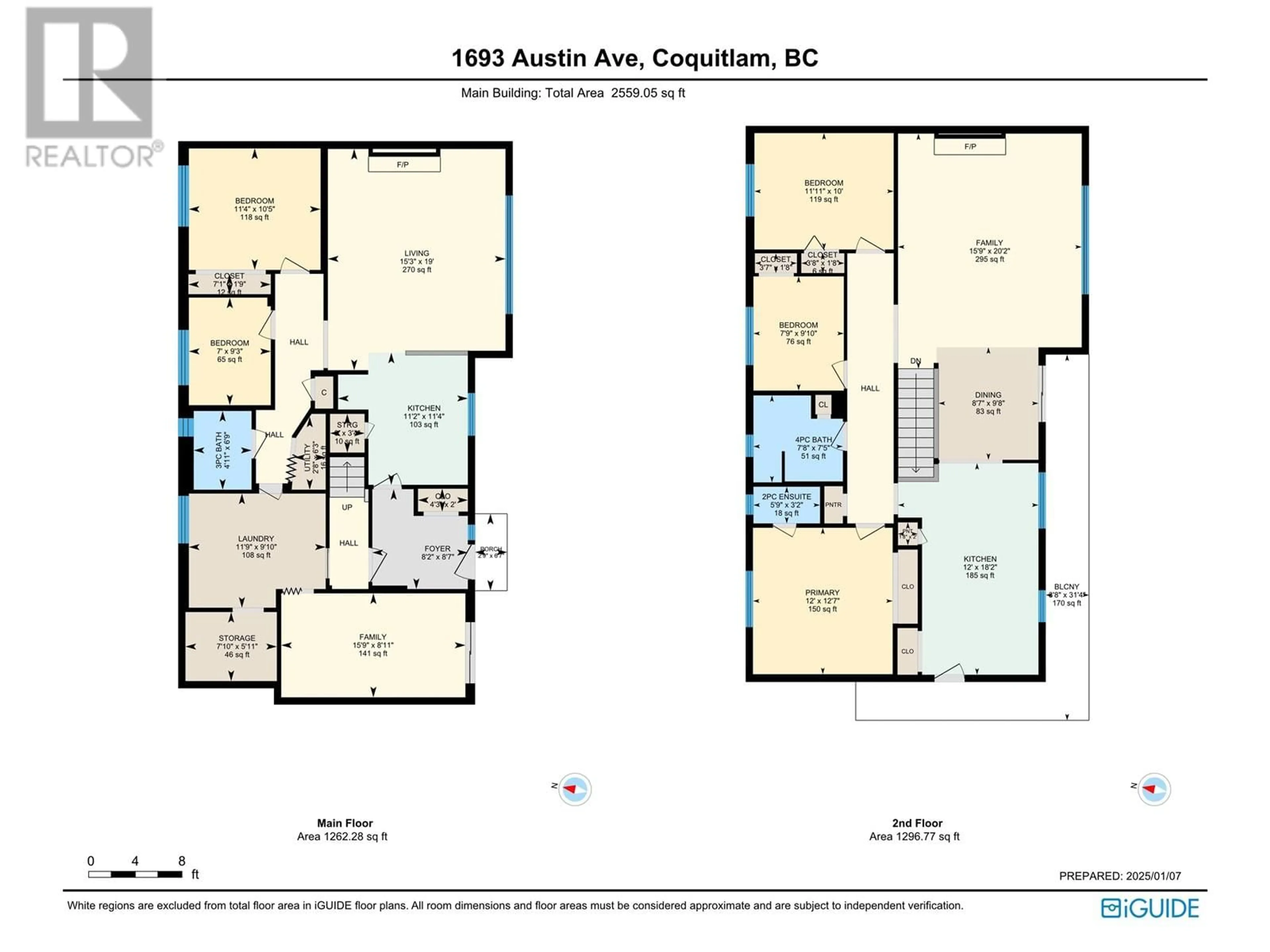 Floor plan for 1693 AUSTIN AVENUE, Coquitlam British Columbia V3K3P8