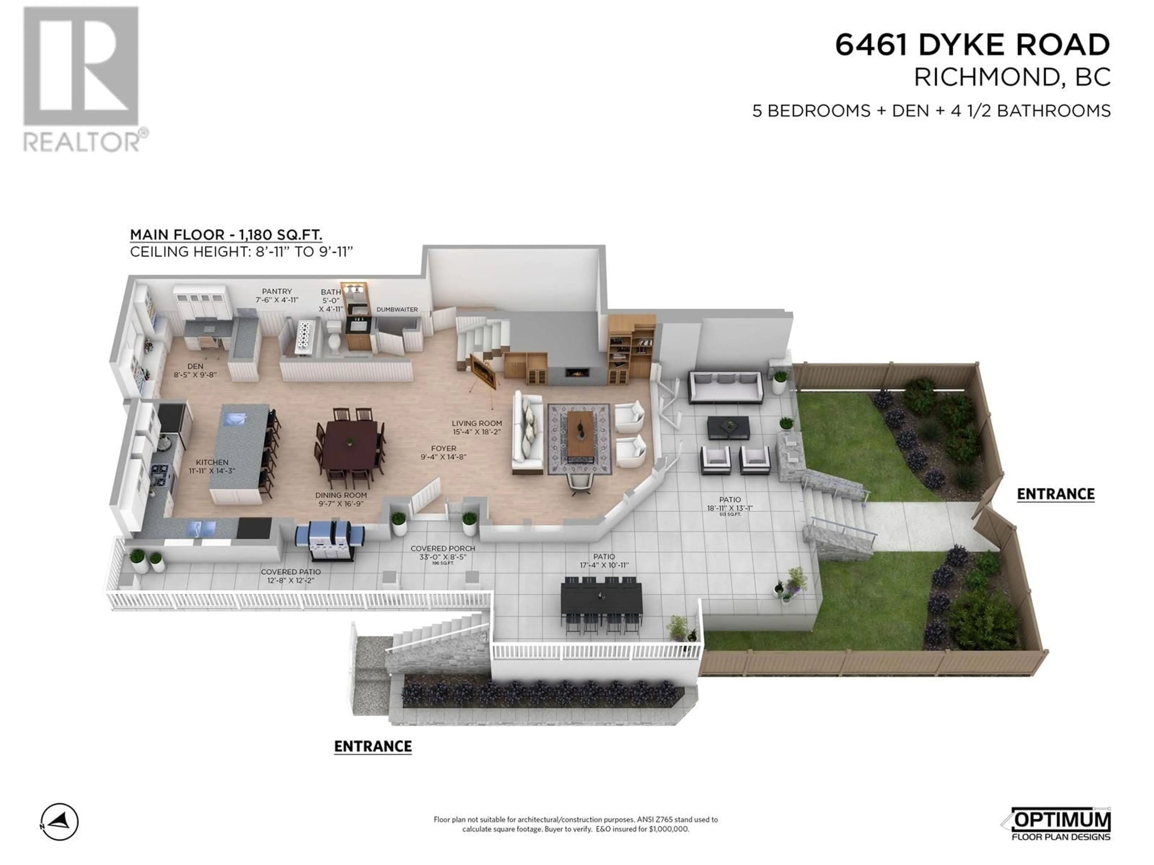 Floor plan for 6461 DYKE ROAD, Richmond British Columbia V7E3R3