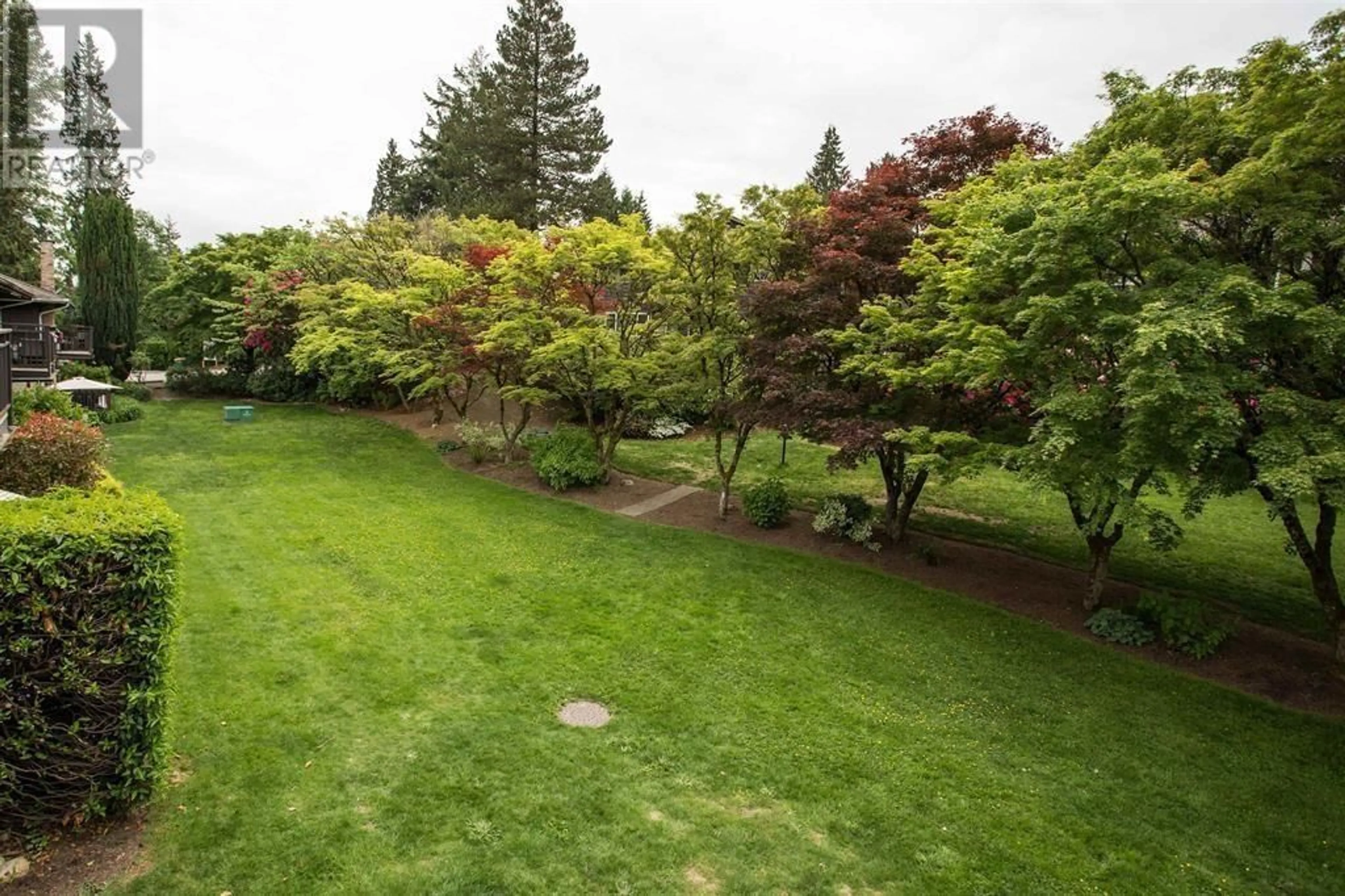 Patio, forest/trees view for 302 555 W 28TH STREET, North Vancouver British Columbia V7N2J7