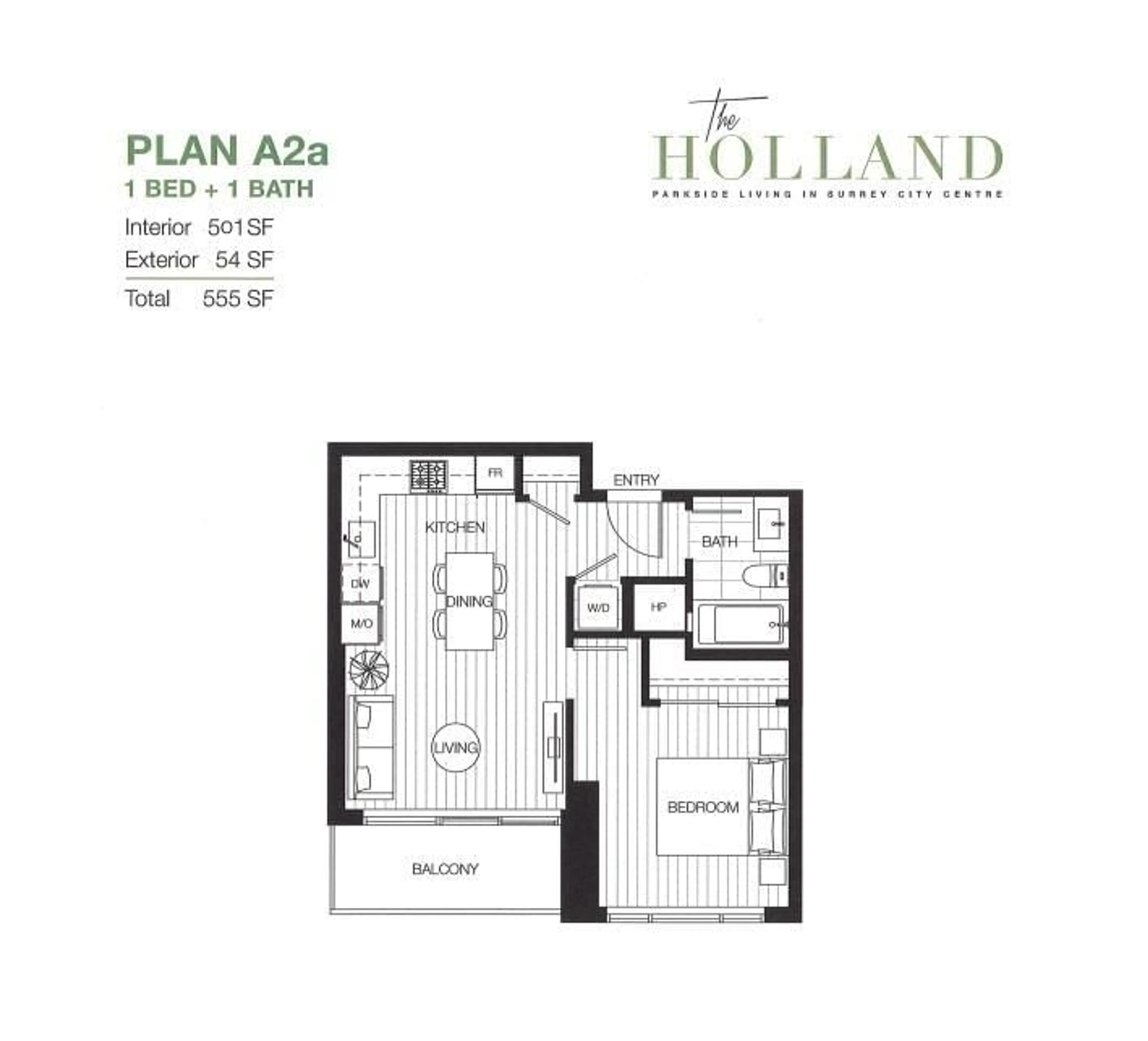 Floor plan for 1705 13359 OLD YALE ROAD, Surrey British Columbia V3T3C6