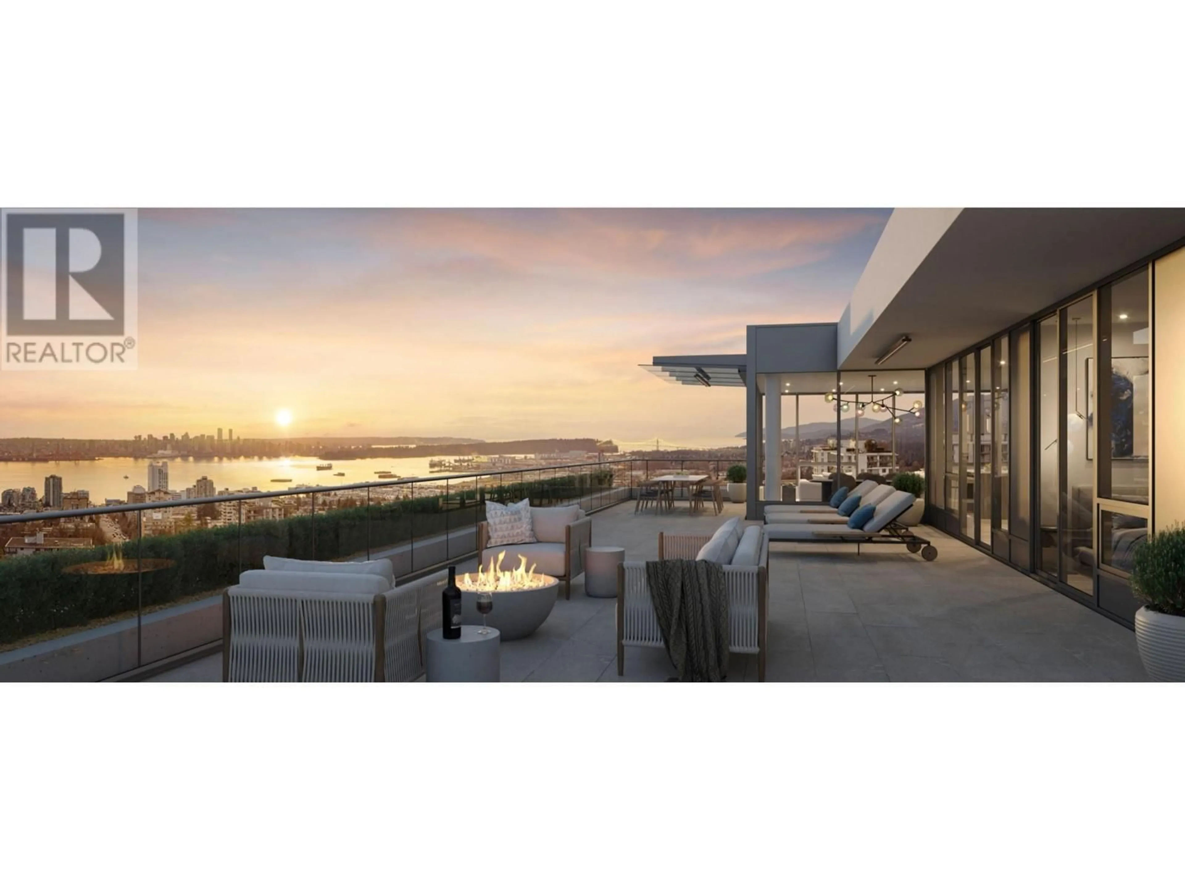 Patio, water/lake/river/ocean view for 202 135 E 13 STREET, North Vancouver British Columbia V0V0V0