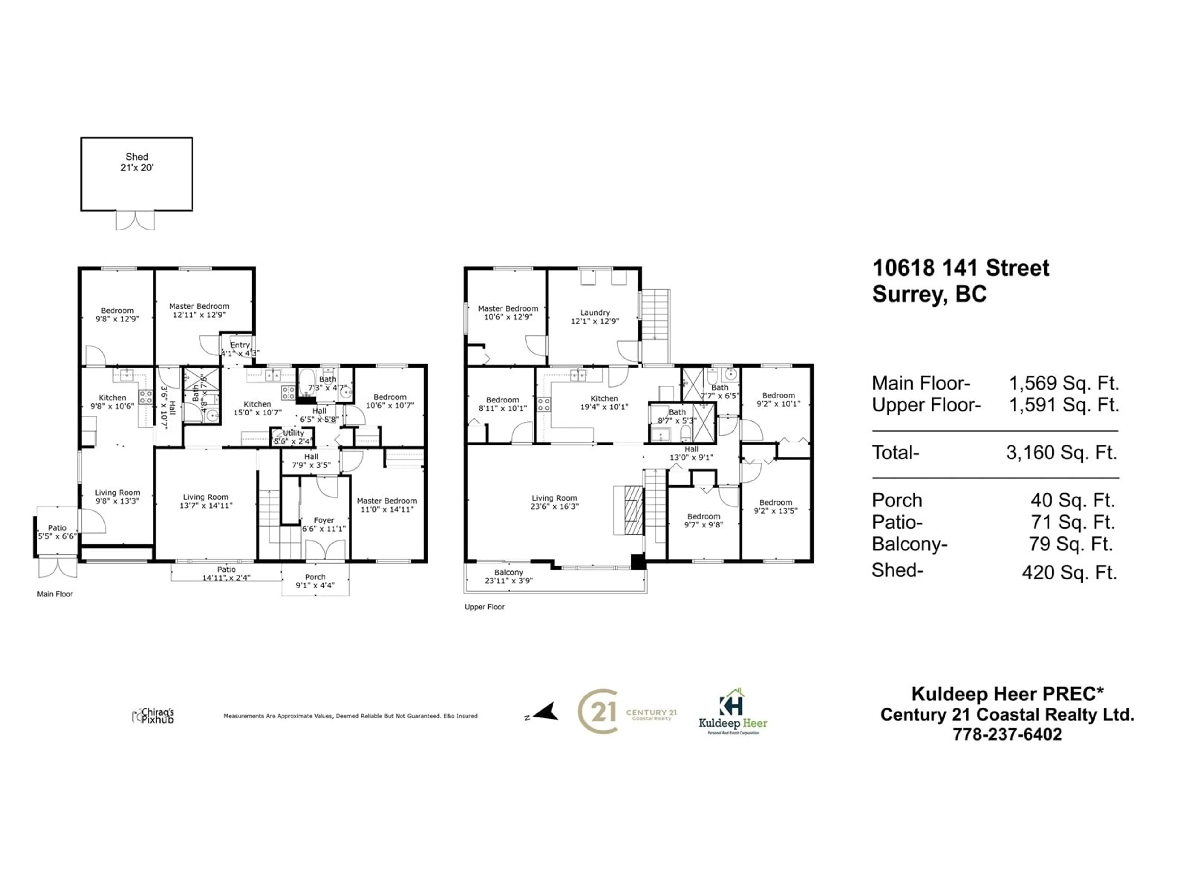 Floor plan for 10618 141 STREET, Surrey British Columbia V3T4R4