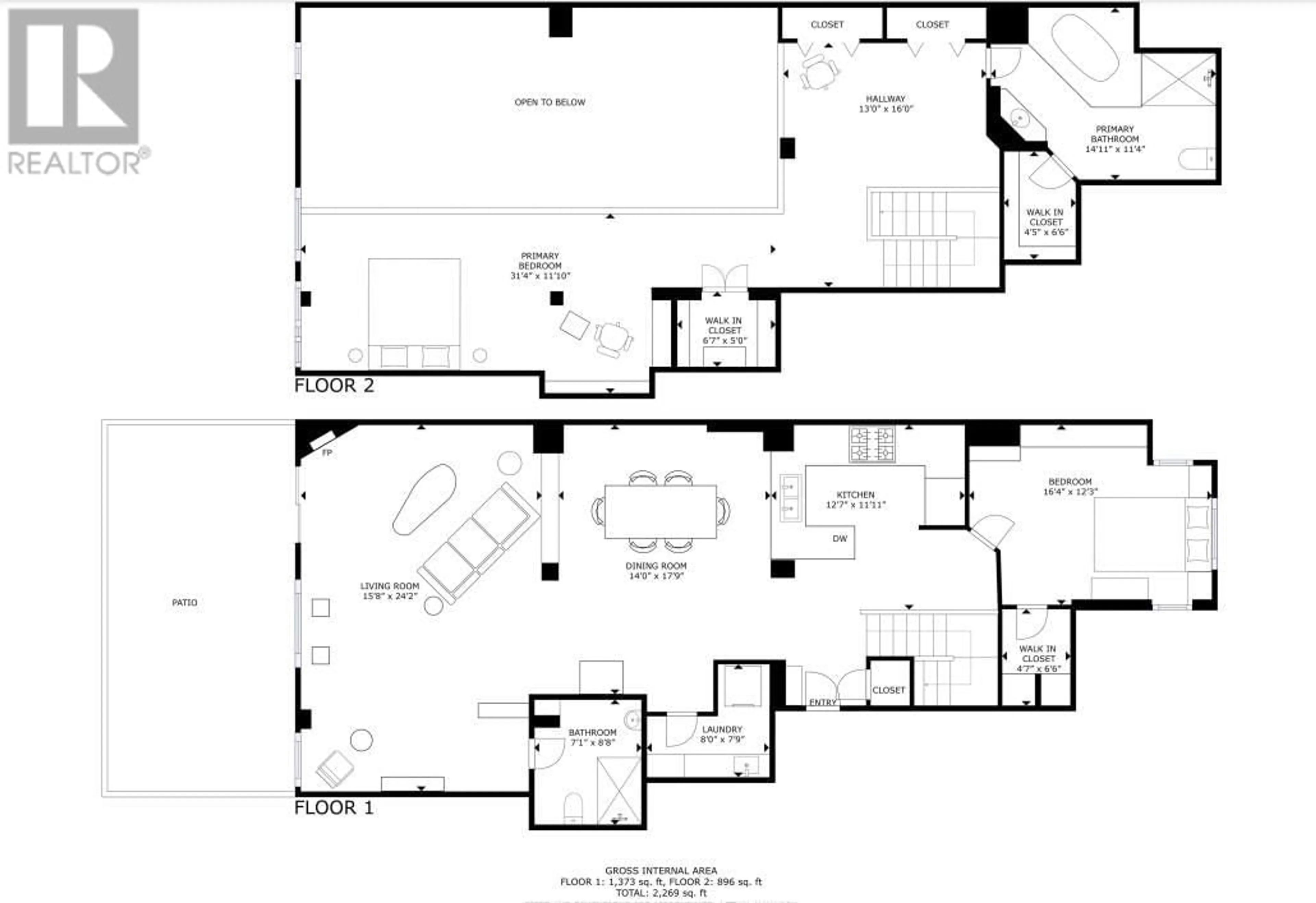 Floor plan for 302 141 WATER STREET, Vancouver British Columbia V6B1A7