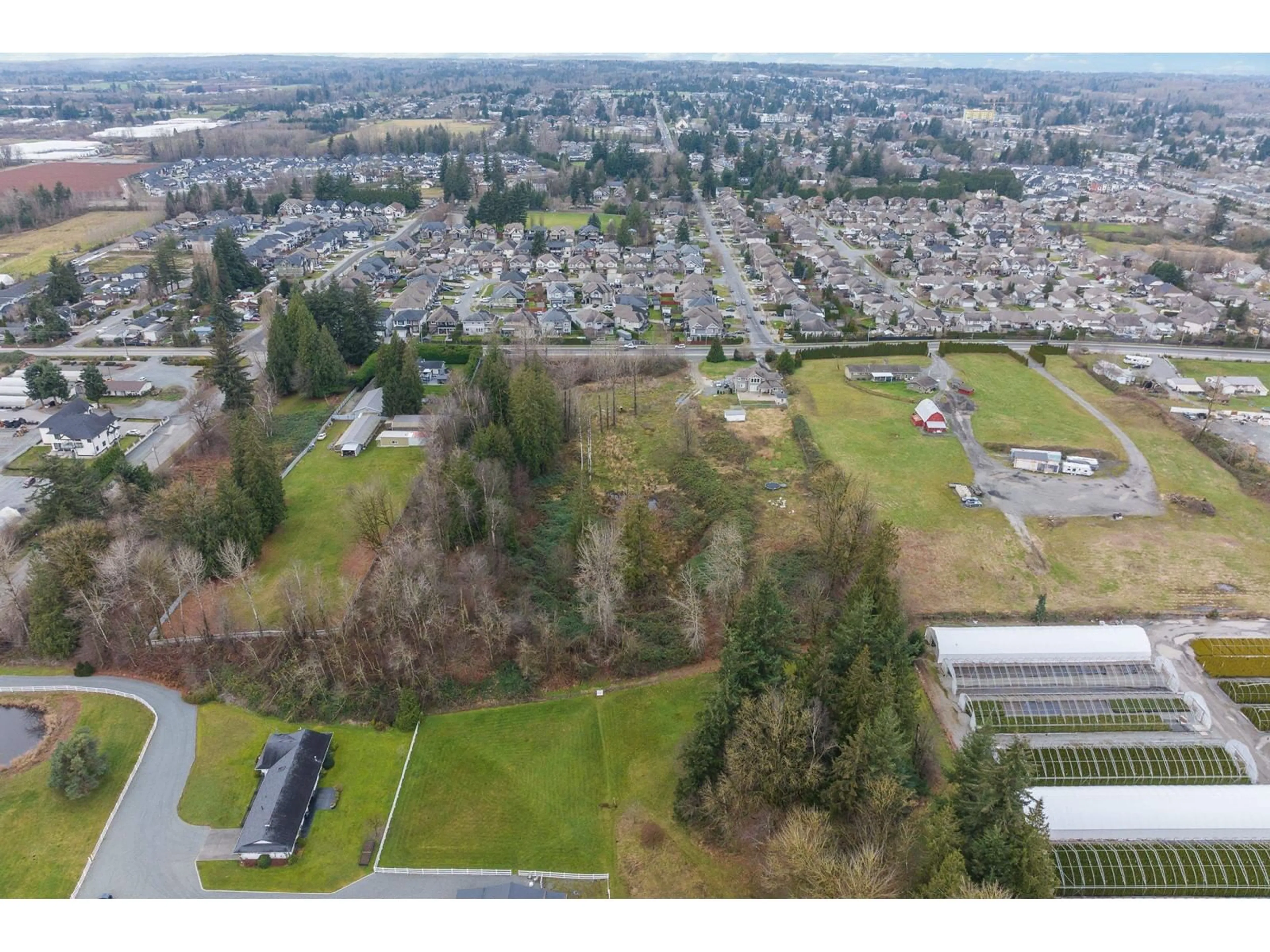 A pic from outside/outdoor area/front of a property/back of a property/a pic from drone, mountain view for 2790 LEFEUVRE ROAD, Abbotsford British Columbia V4X1H5