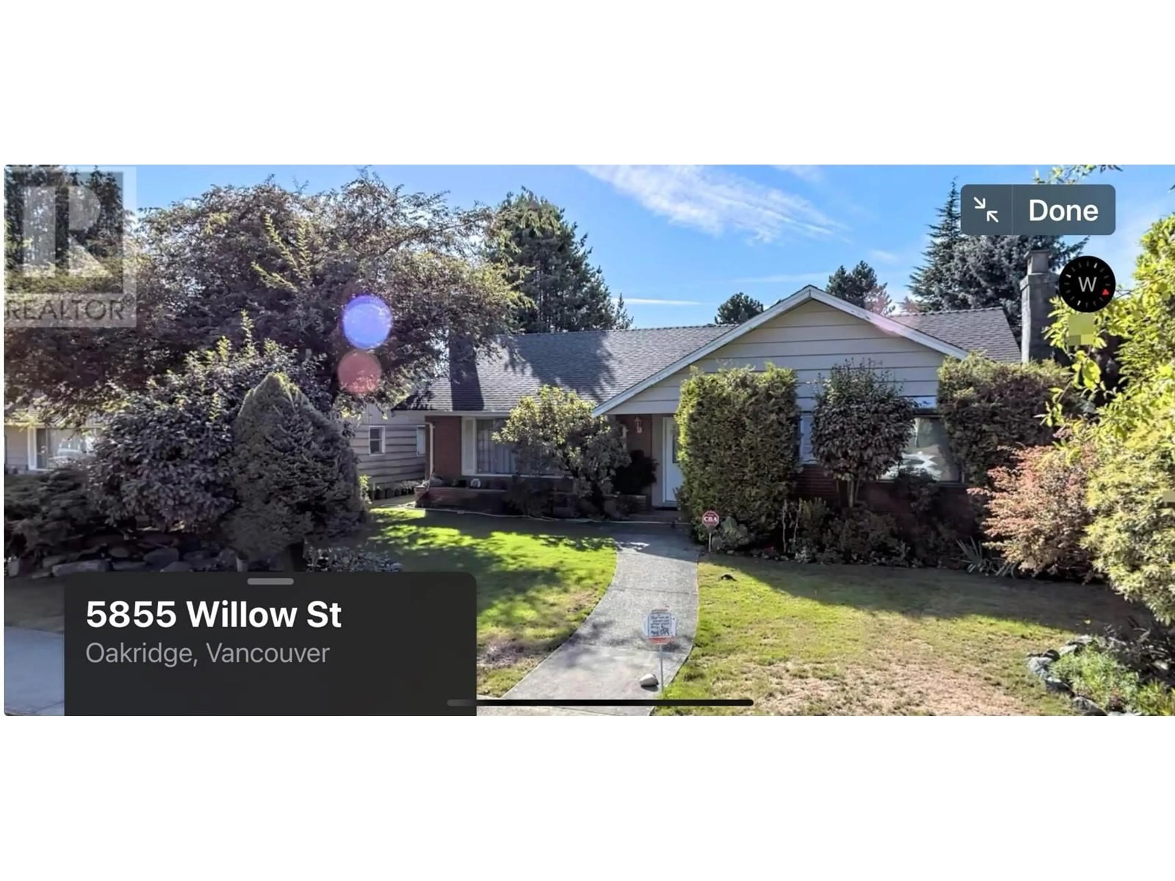 A pic from outside/outdoor area/front of a property/back of a property/a pic from drone, street for 5855 WILLOW STREET, Vancouver British Columbia V5Z3S7