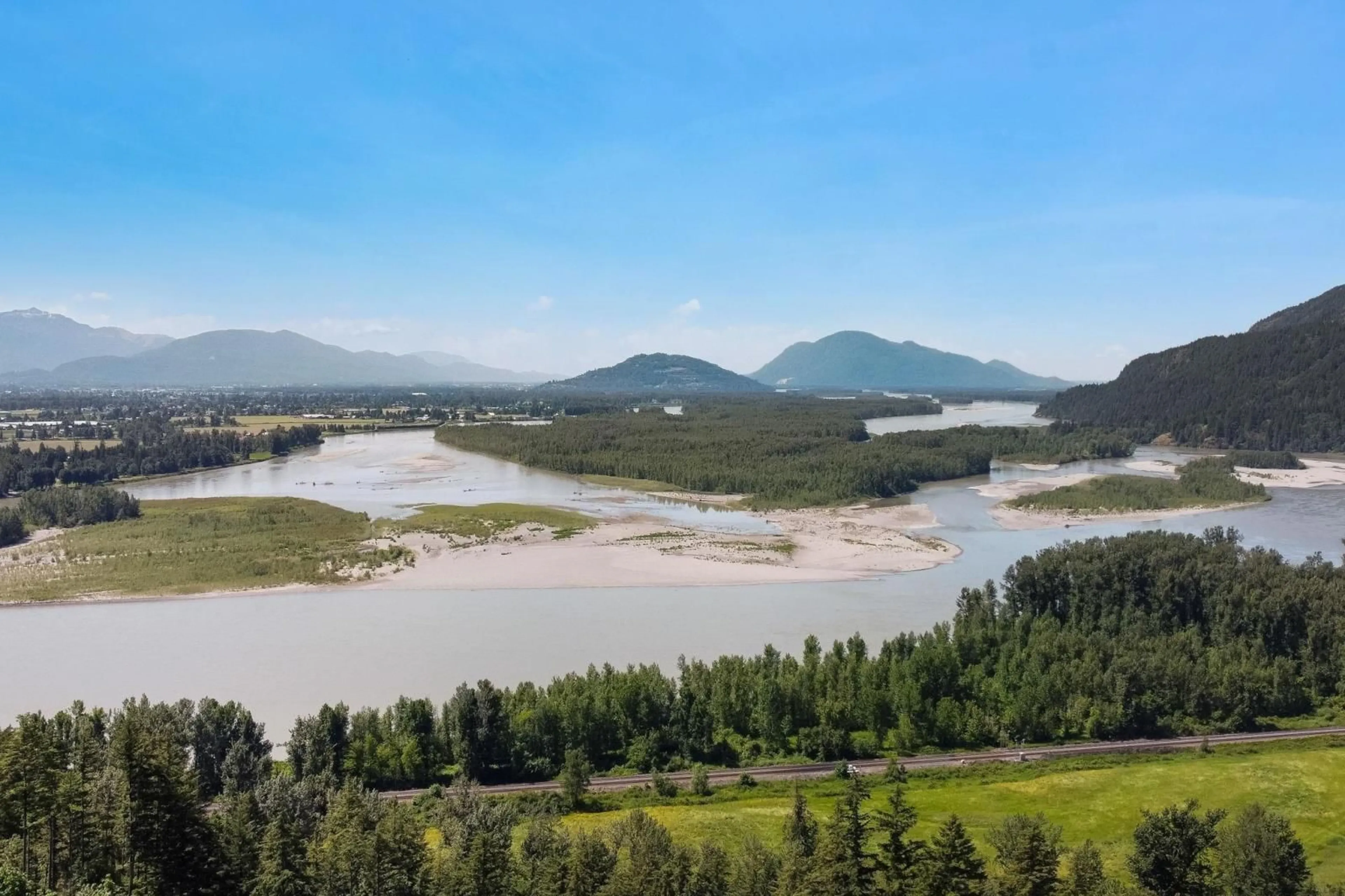 A pic from outside/outdoor area/front of a property/back of a property/a pic from drone, water/lake/river/ocean view for 1469 STROMDAHL PLACE|Mt Woodside, Agassiz British Columbia V0M1A1