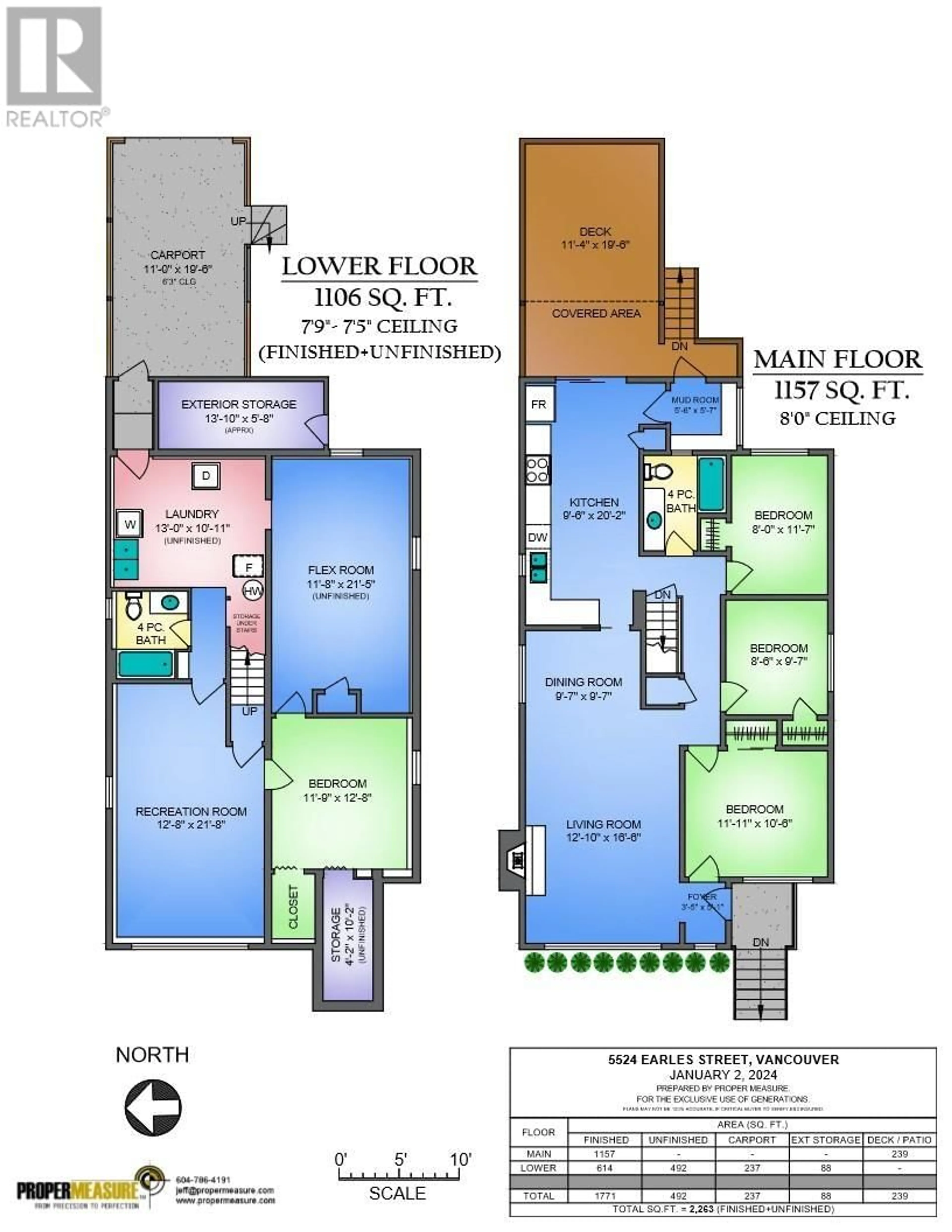 Floor plan for 5524 EARLES STREET, Vancouver British Columbia V5R3S1