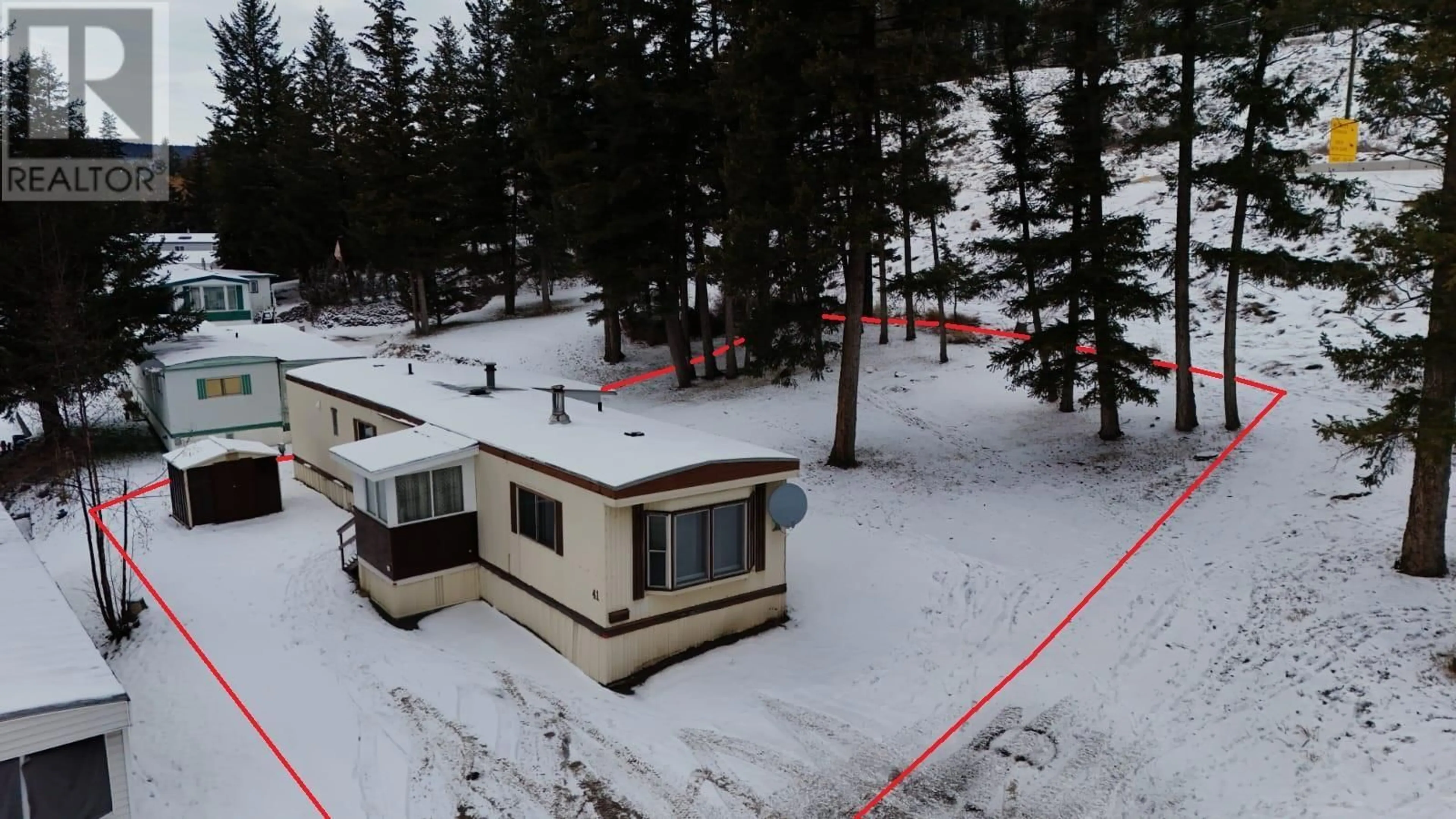 A pic from outside/outdoor area/front of a property/back of a property/a pic from drone, street for 41 770 N 11TH AVENUE, Williams Lake British Columbia V2G2M4