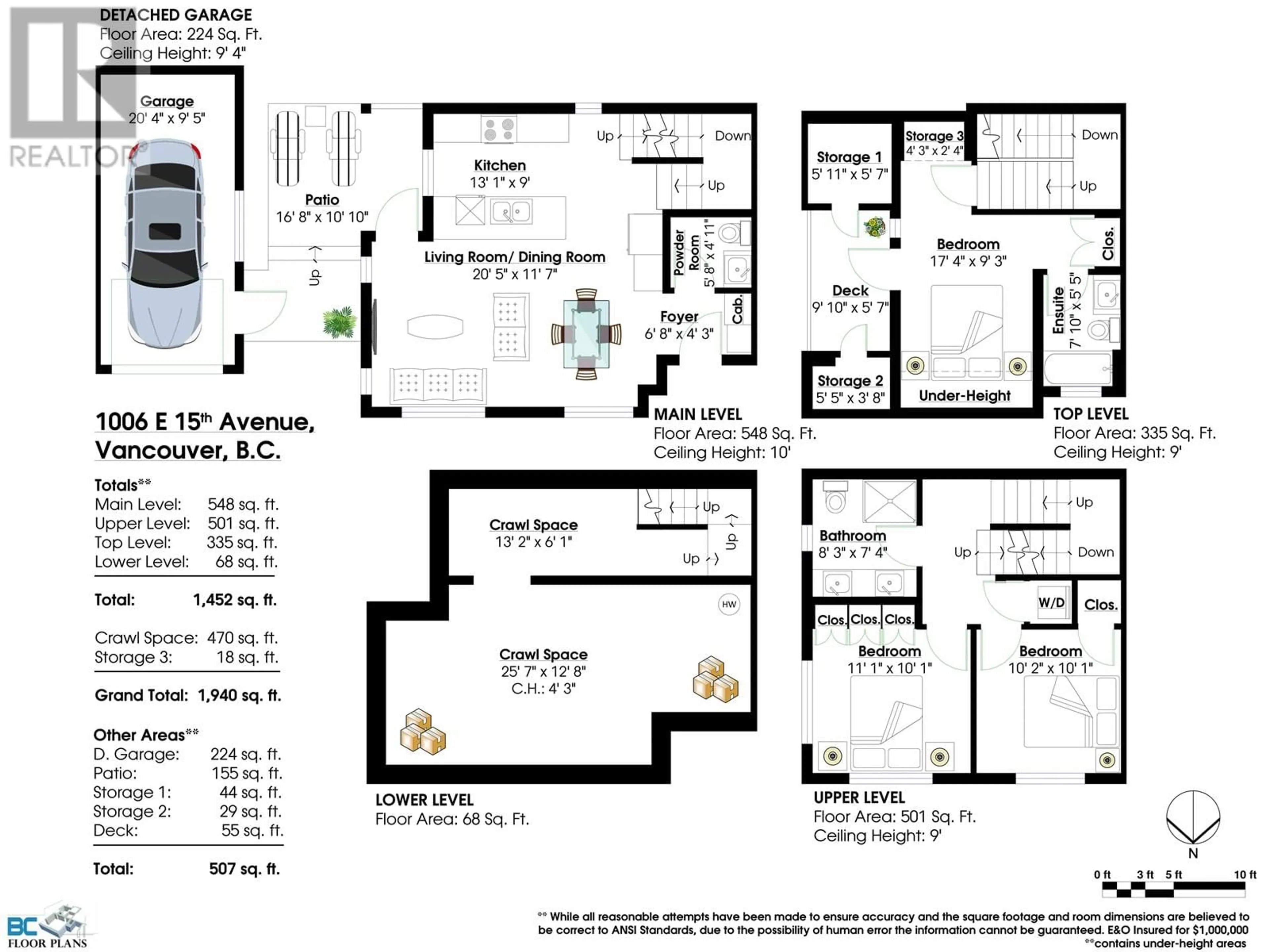 Floor plan for 1006 E 15TH AVENUE, Vancouver British Columbia V5T4B1