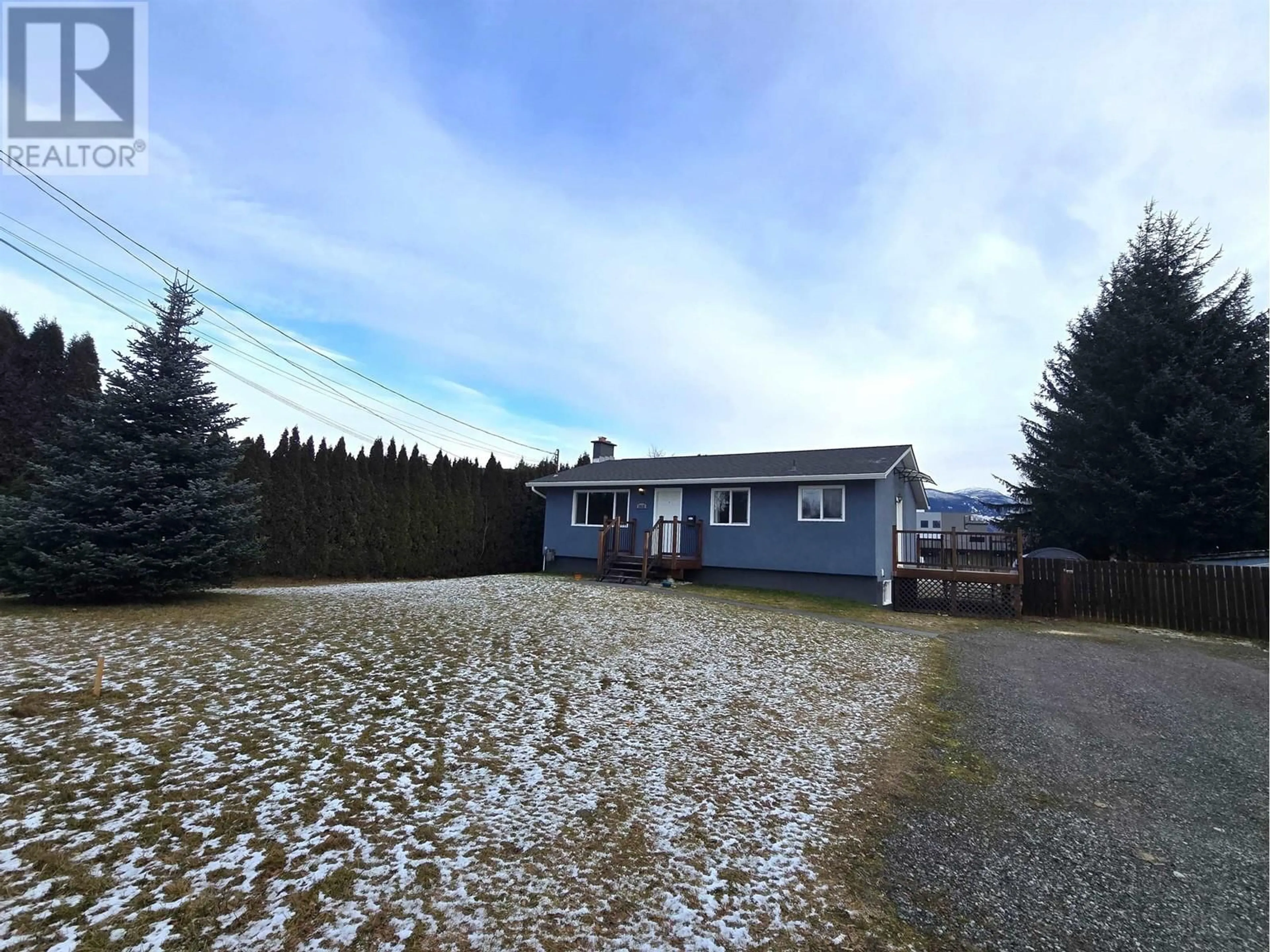 A pic from outside/outdoor area/front of a property/back of a property/a pic from drone, mountain view for 2812 EBY STREET, Terrace British Columbia V8G2X5