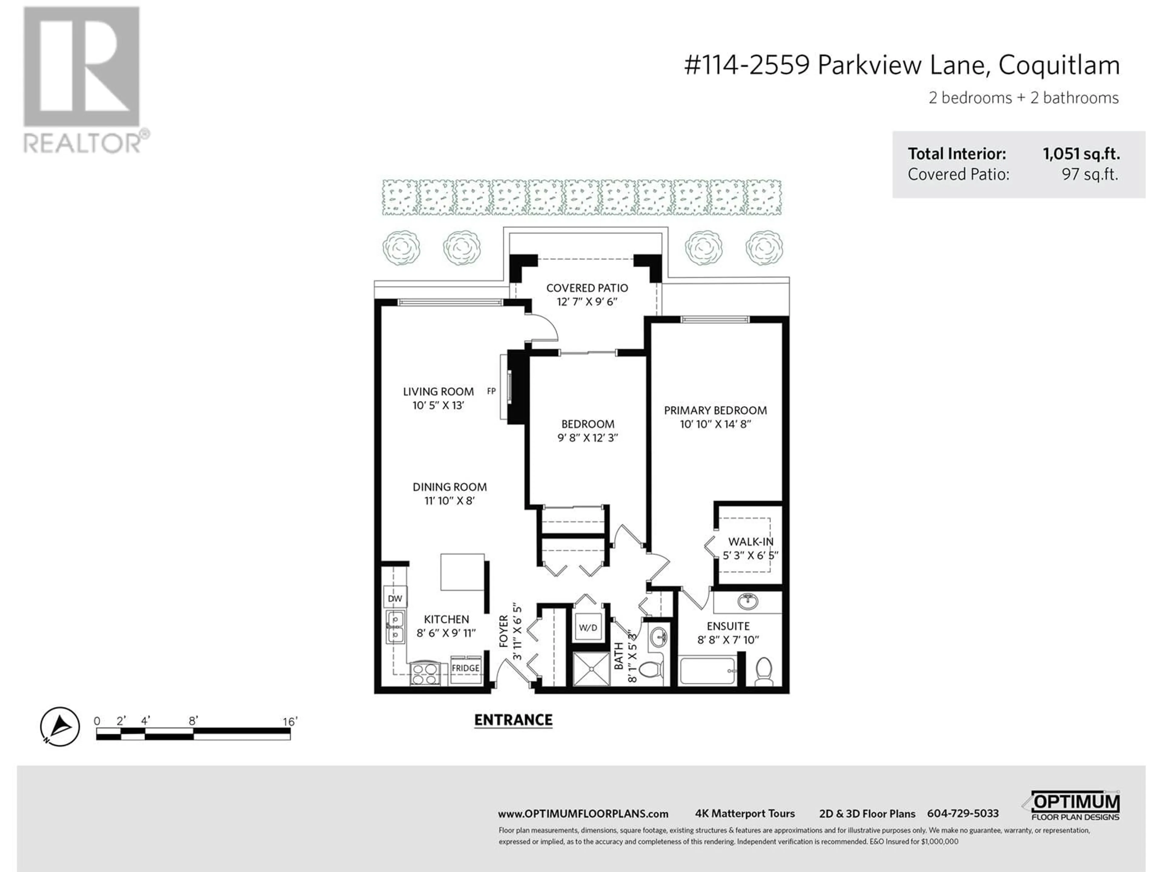 Floor plan for 114 2559 PARKVIEW LANE, Port Coquitlam British Columbia V3C6M1