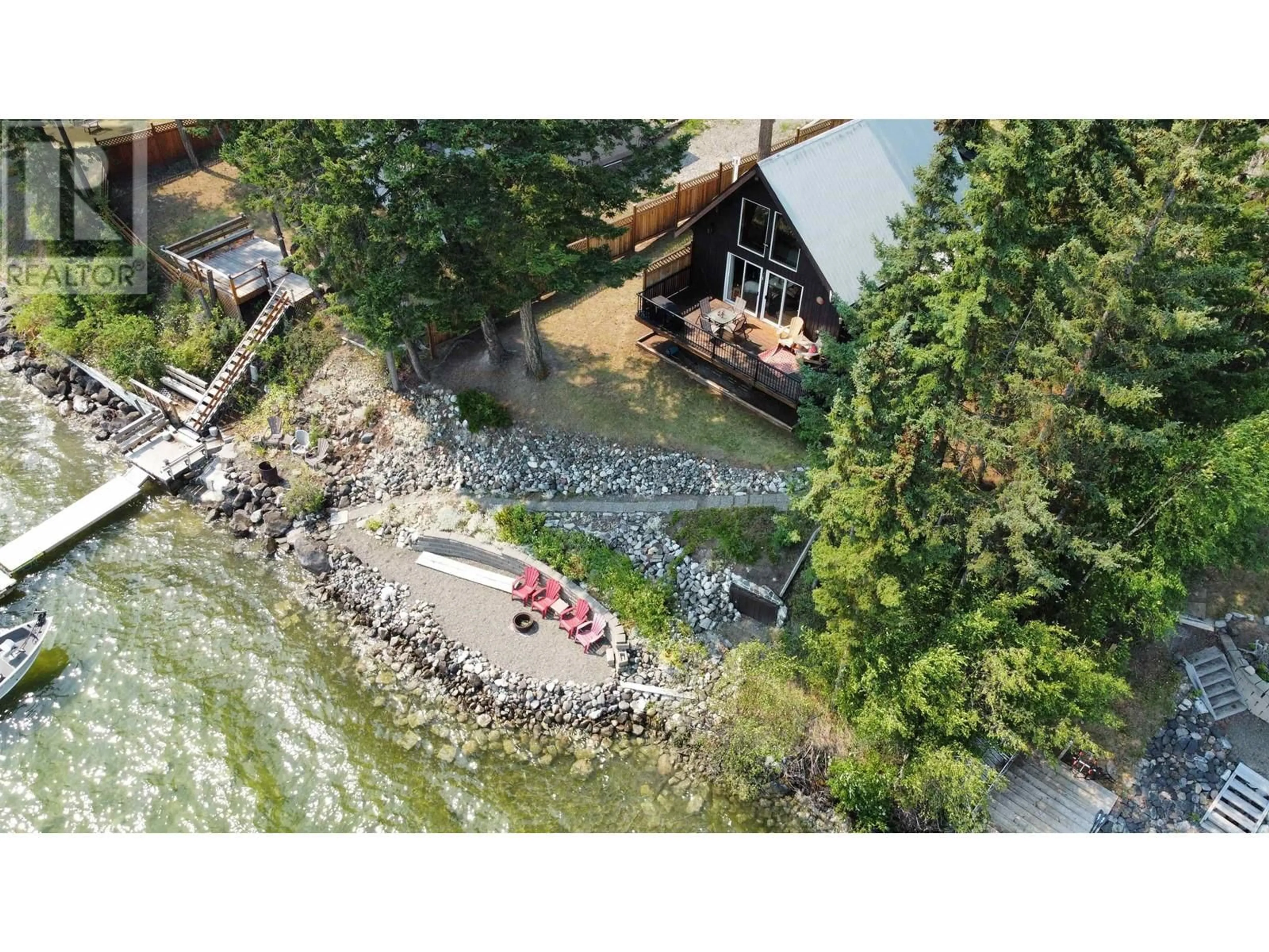 A pic from outside/outdoor area/front of a property/back of a property/a pic from drone, unknown for 4585 CAVERLY ROAD, Lac La Hache British Columbia V0K1T0