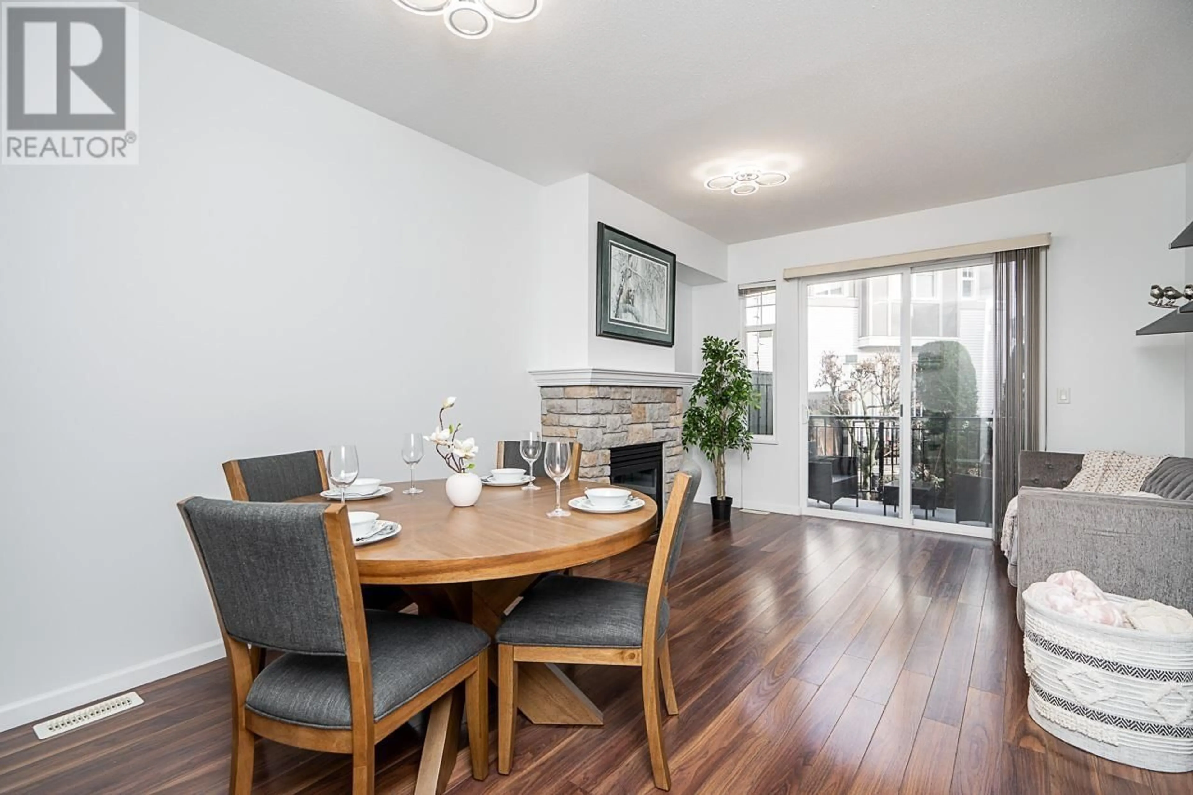 Dining room, wood/laminate floor for 62 1010 EWEN AVENUE, New Westminster British Columbia V3M5C9