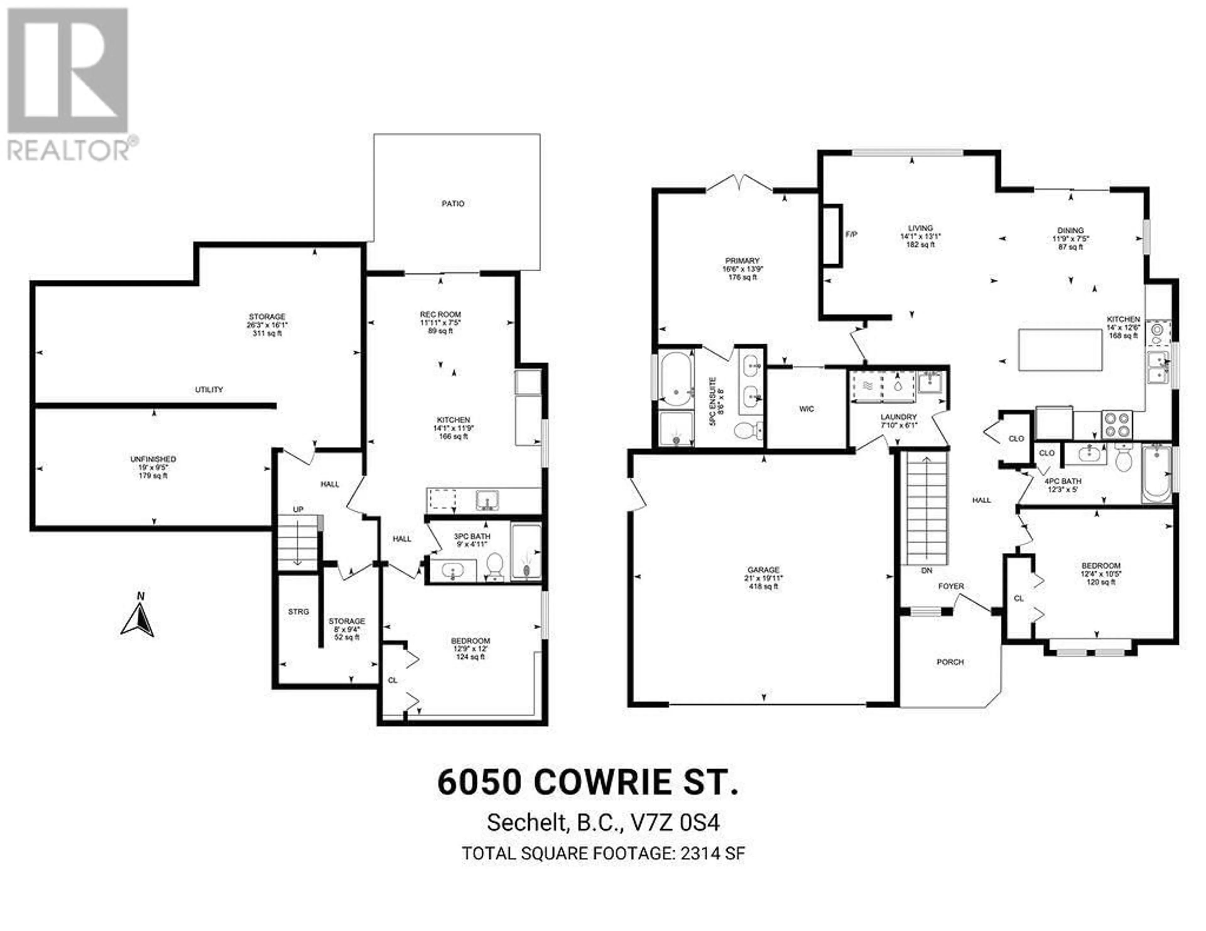 Floor plan for 6050 COWRIE STREET, Sechelt British Columbia V7Z0S4