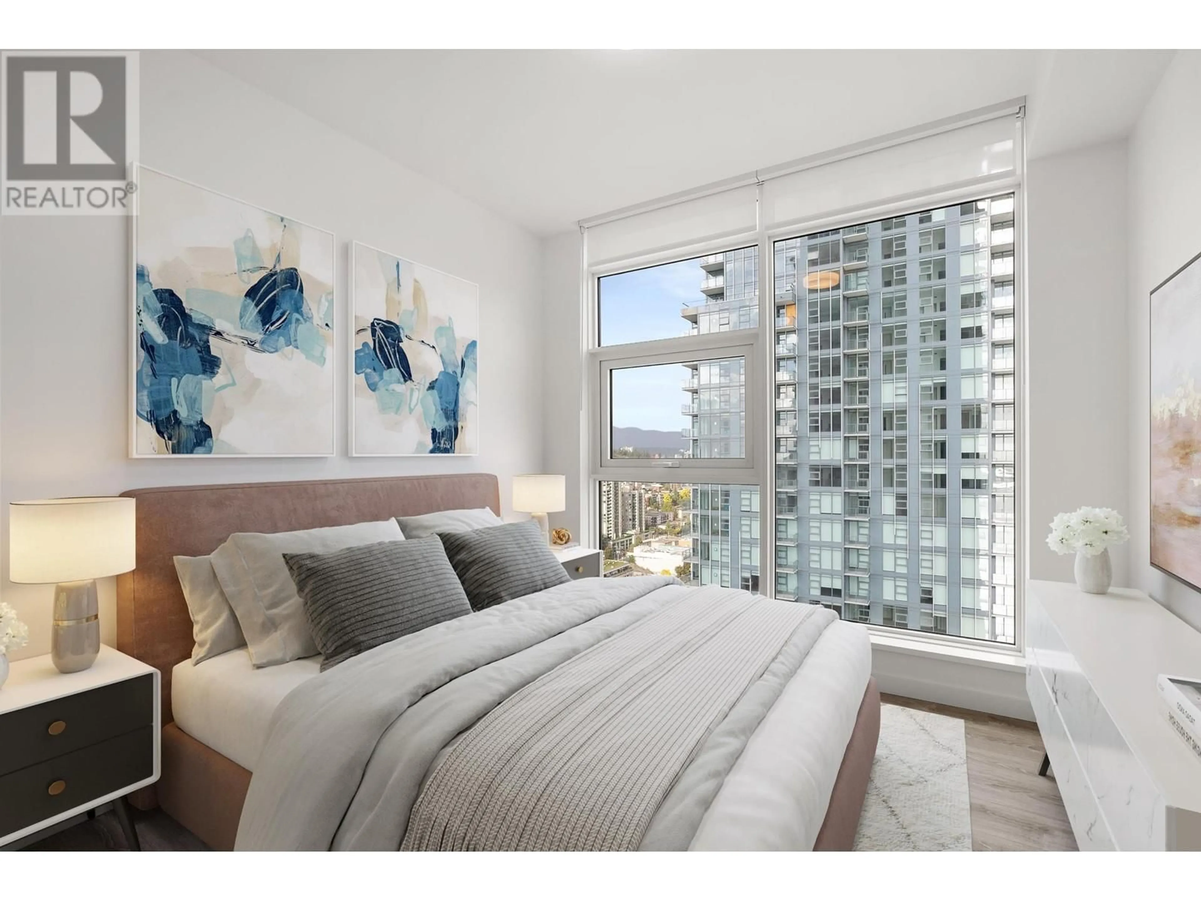 Bedroom with bed, unknown for 1807 680 QUAYSIDE DRIVE, New Westminster British Columbia V3M0P2