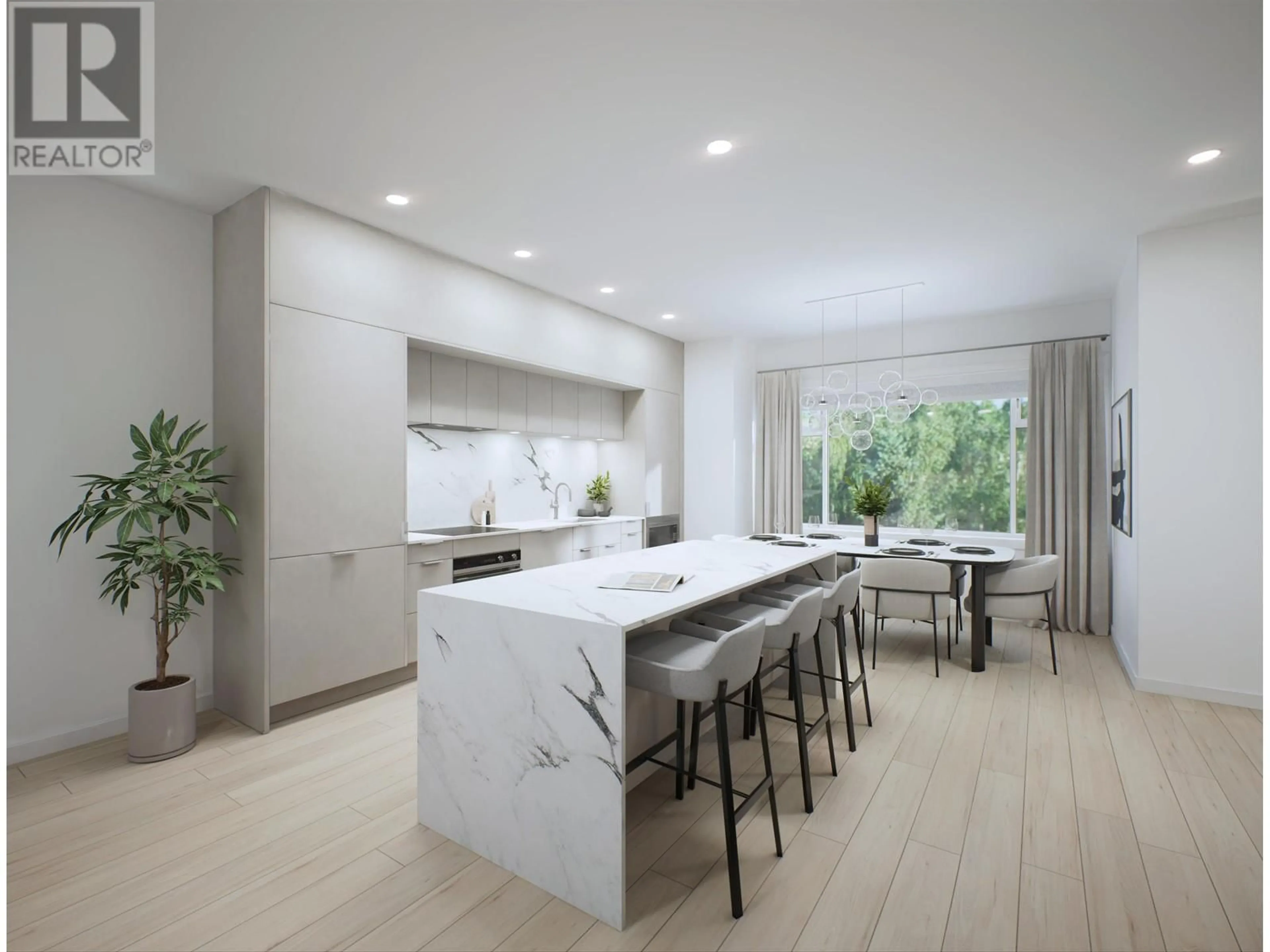 Open concept kitchen, ceramic/tile floor for 112 - 433 3RD STREET, North Vancouver British Columbia V7L1G3