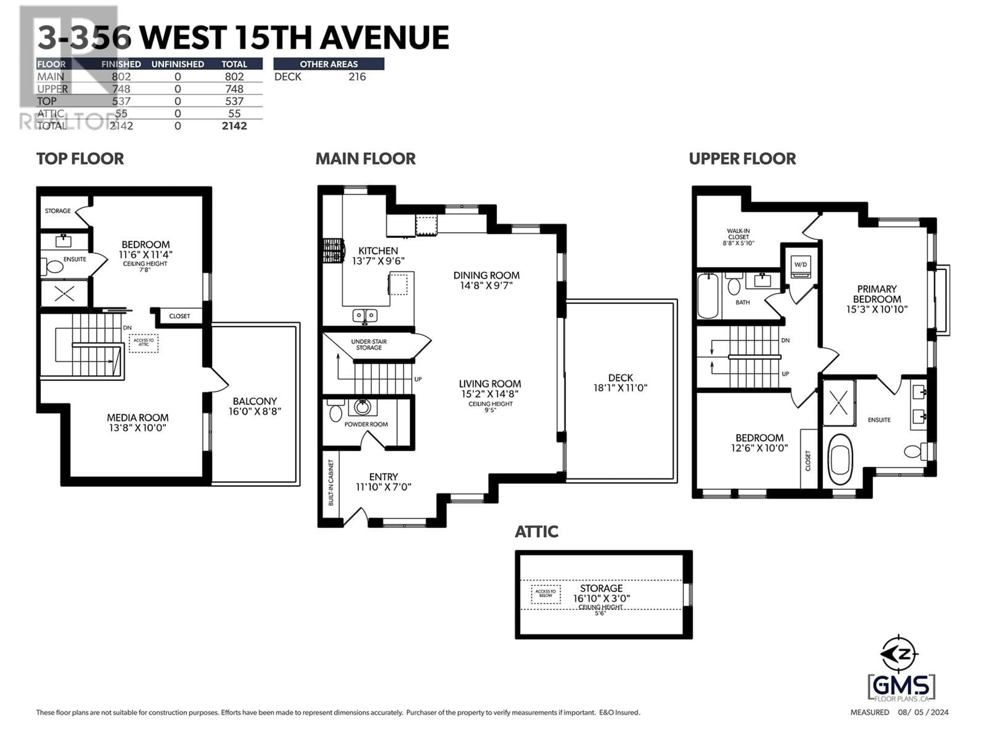 Floor plan for 3 356 W 15TH AVENUE, Vancouver British Columbia V5Y1Y2