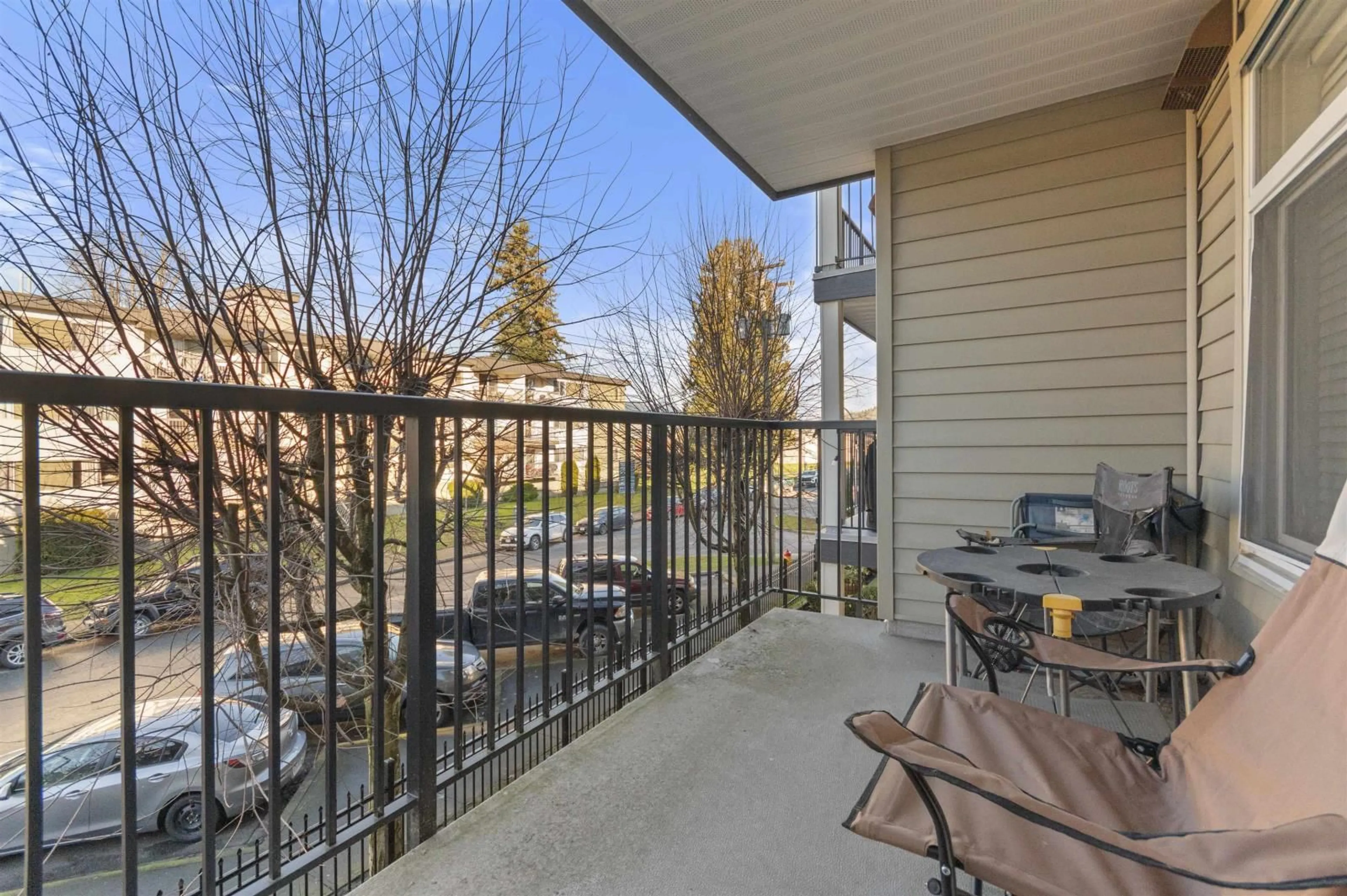 Patio, water/lake/river/ocean view for 211 46150 BOLE AVENUE|Chilliwack Proper , Chilliwack British Columbia V2P0B7