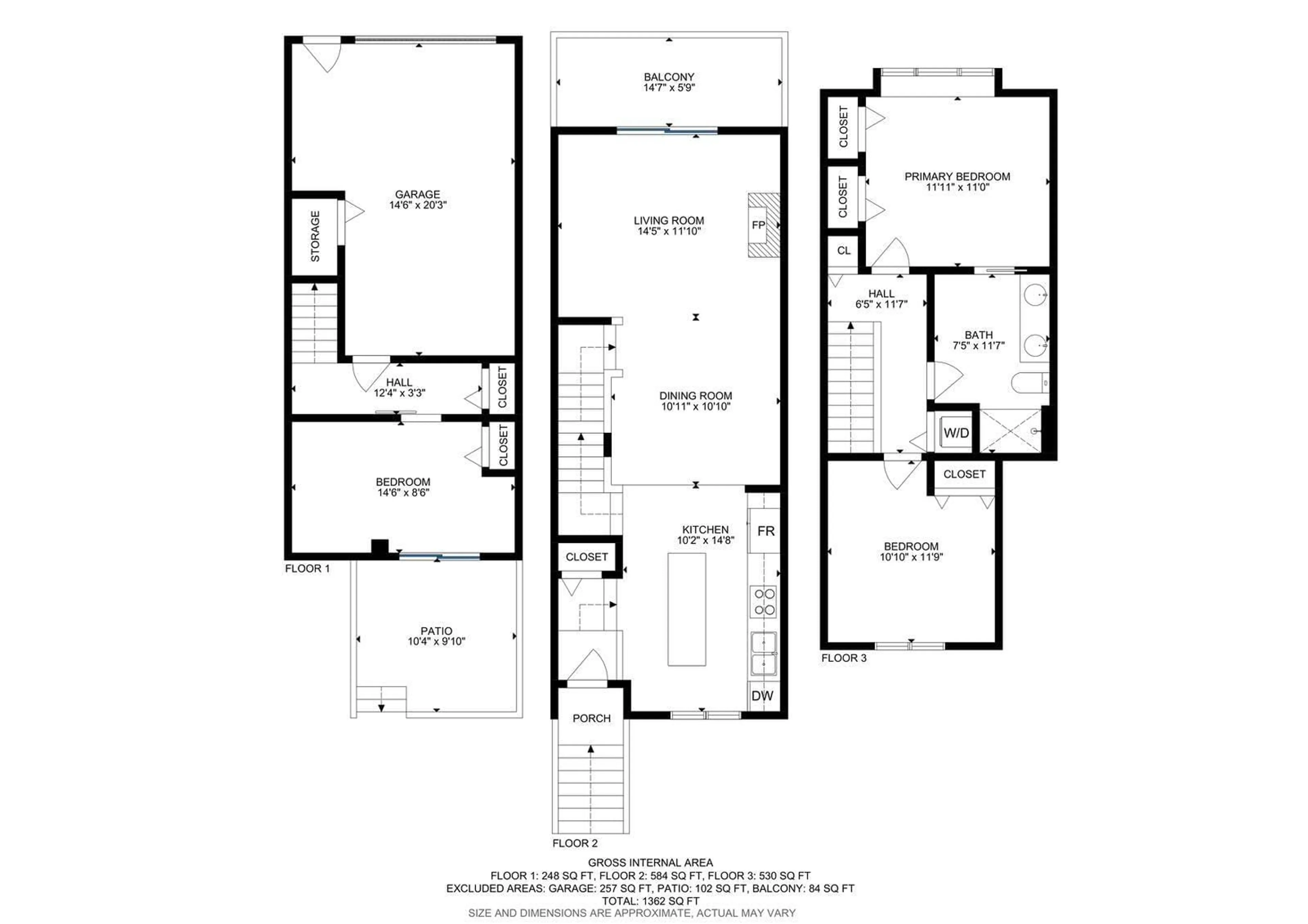 Floor plan for 76 15233 34 AVENUE, Surrey British Columbia V3S2T7